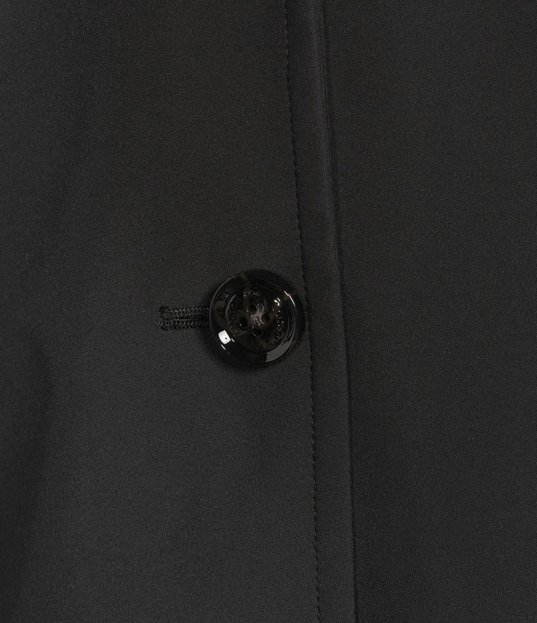 London Fog Point Collar Hooded Button Front A-Line Raglan Single Breasted Coat