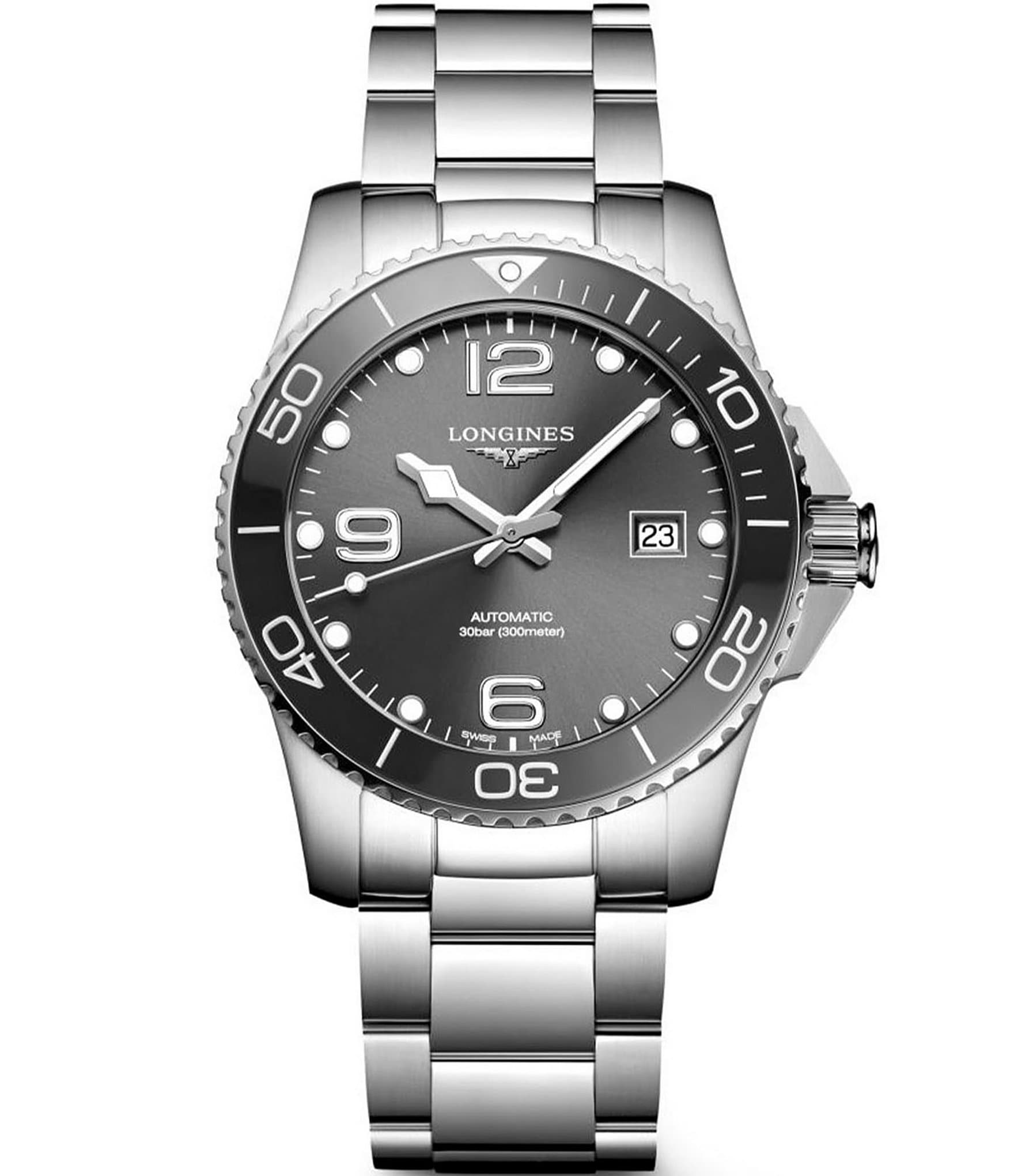 Longines Men's Hydroconquest Automatic Stainless Steel Bracelet 41mm Watch