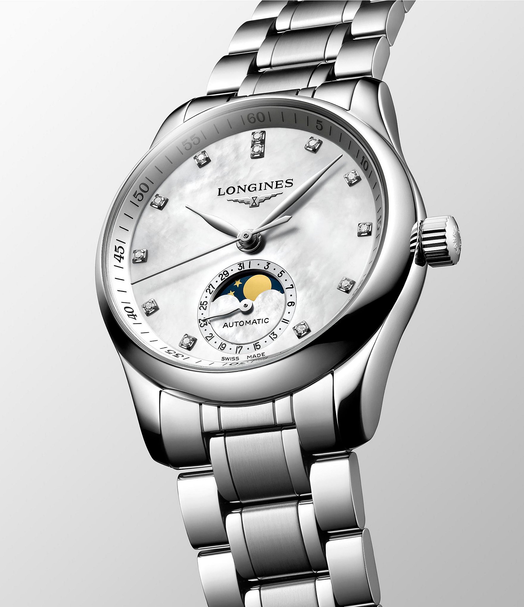 Longines Women's Master Collection Automatic Stainless Steel Bracelet Watch