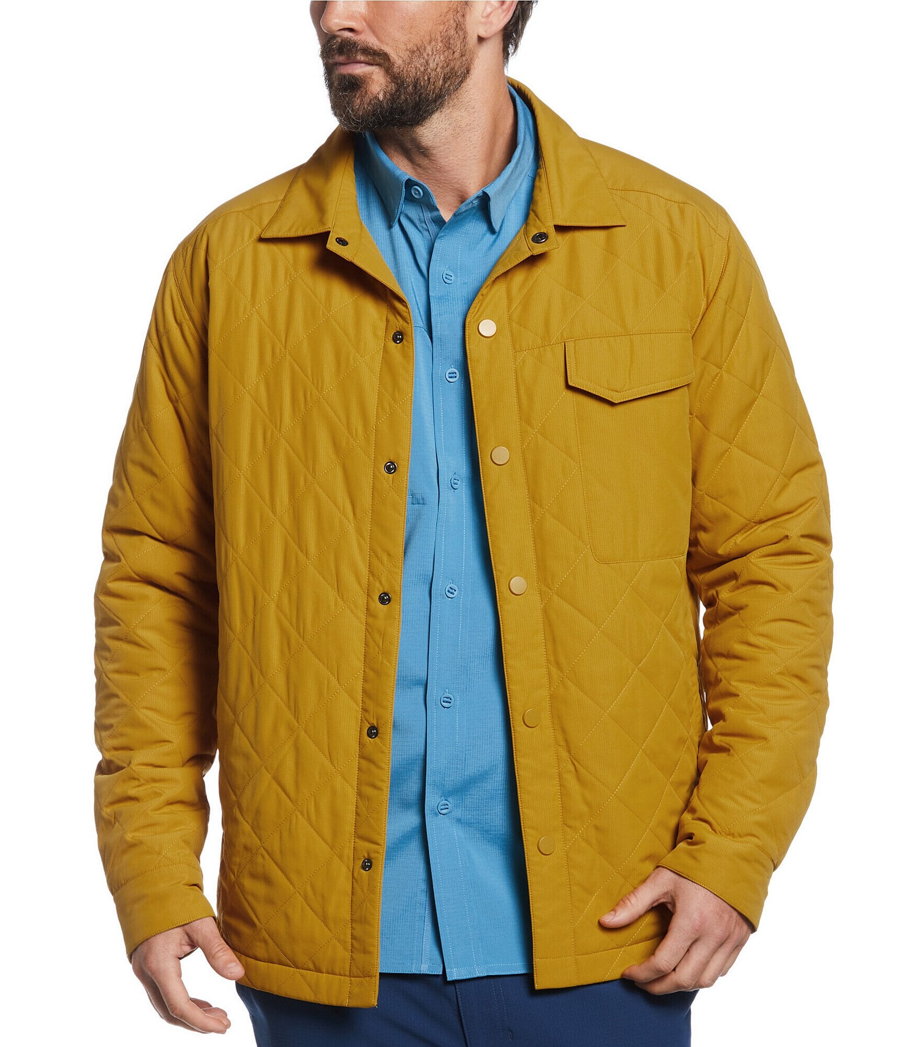 &Lore Insulated Quilted Shirt Jacket | Dillard's