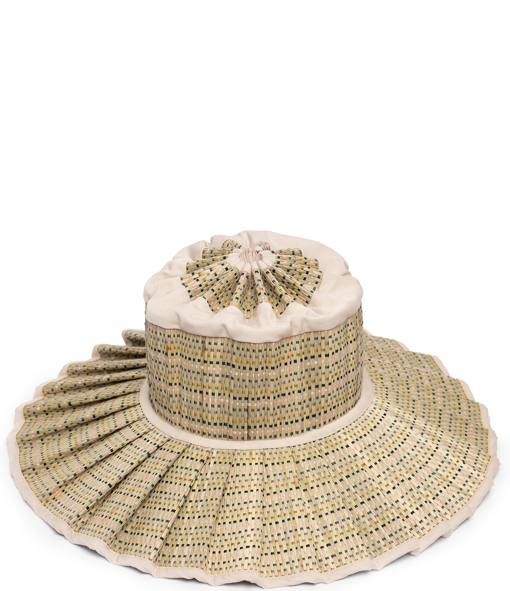 Lorna Murray Saint Barthes Island Capri Weave Pleated Sun Hat