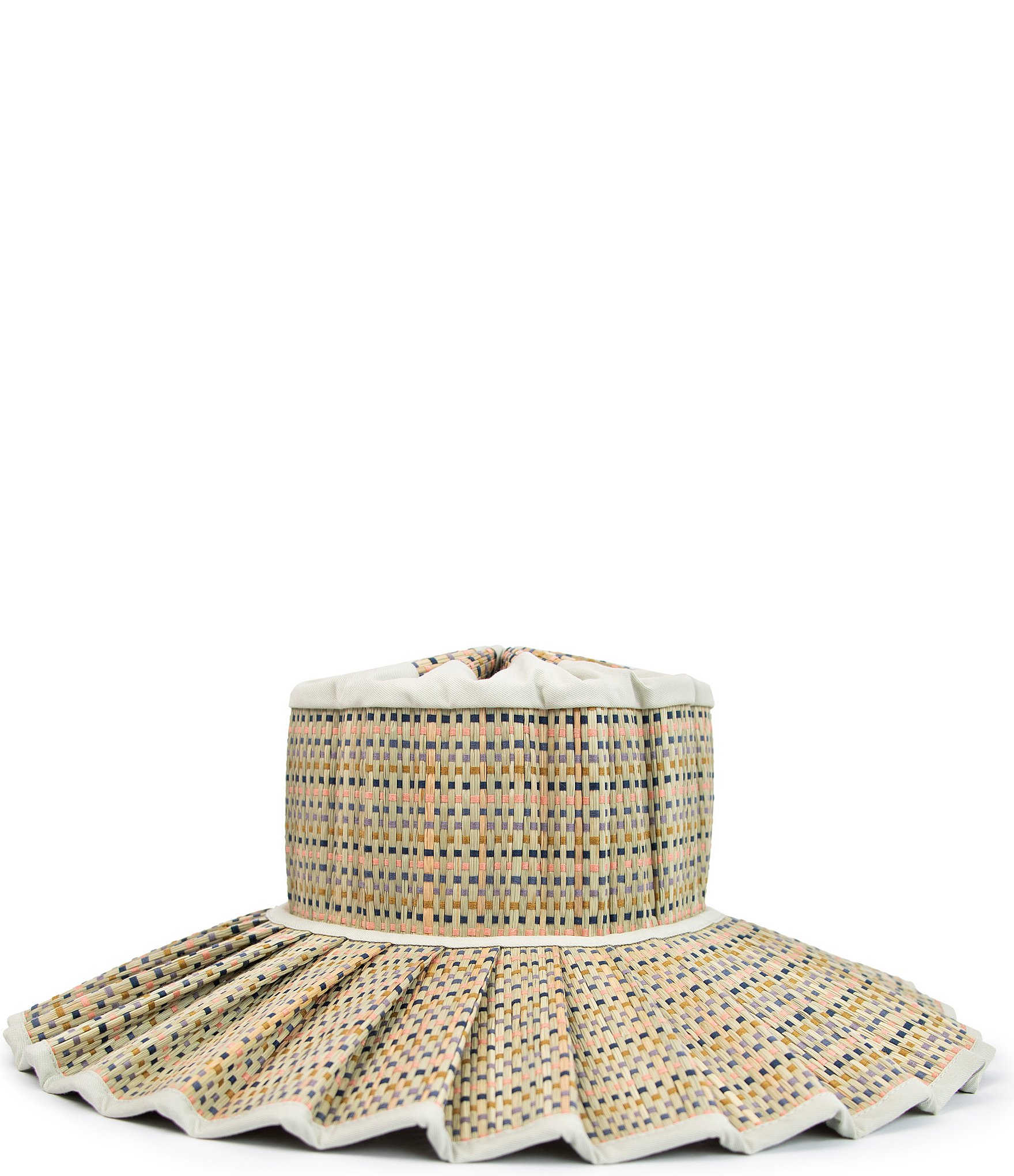 Lorna Murray Sandbar Capri Maxi Pleated Weave Sun Hat | Dillard's
