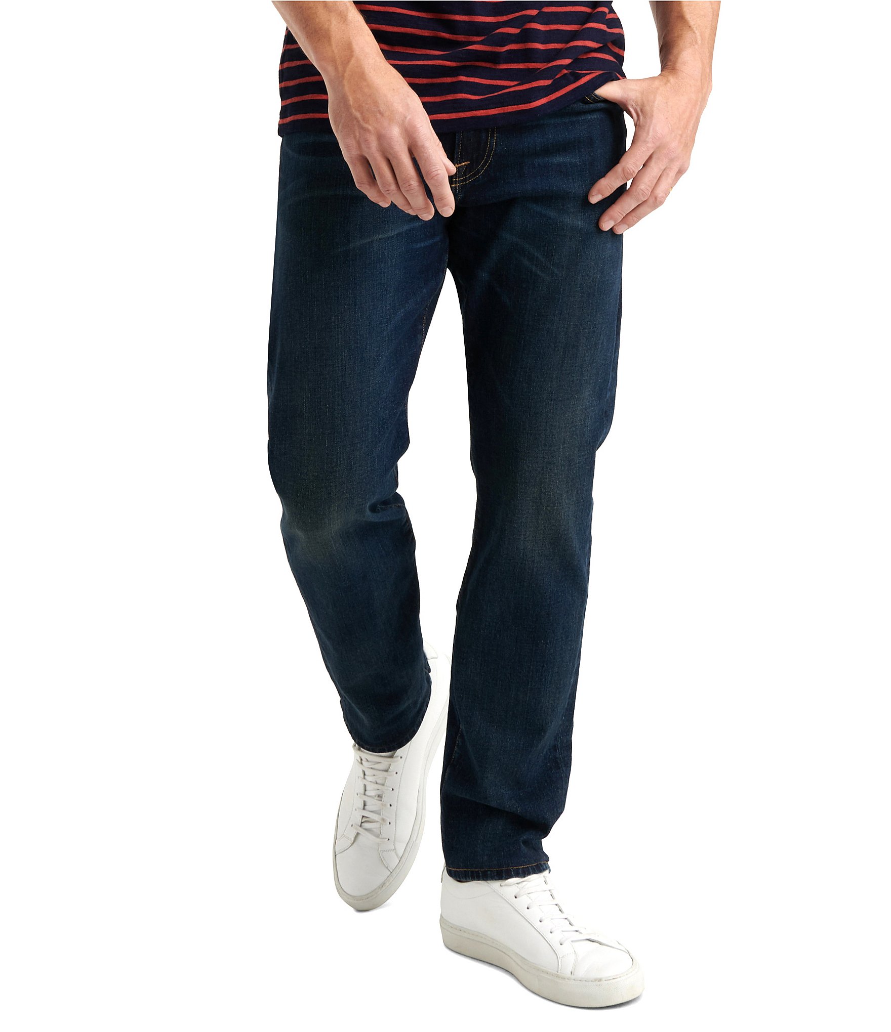  Lucky Brand Boys' Skinny Fit Stretch Denim Jeans, 5