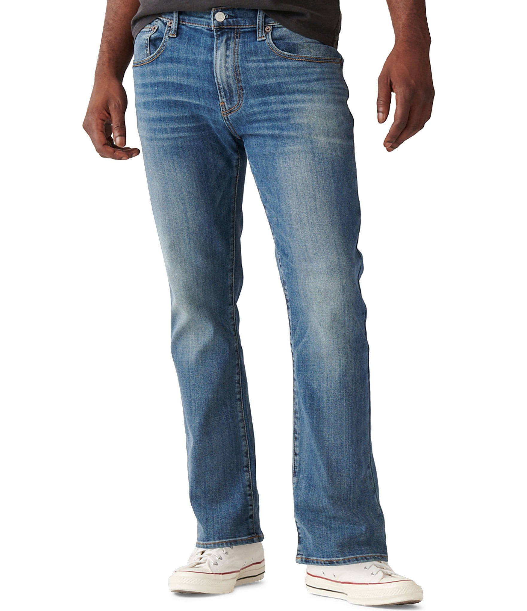 LUCKY BRAND Jeans BUCK Straight Leg Dark Blue 100% Cotton Denim Men's 38x33