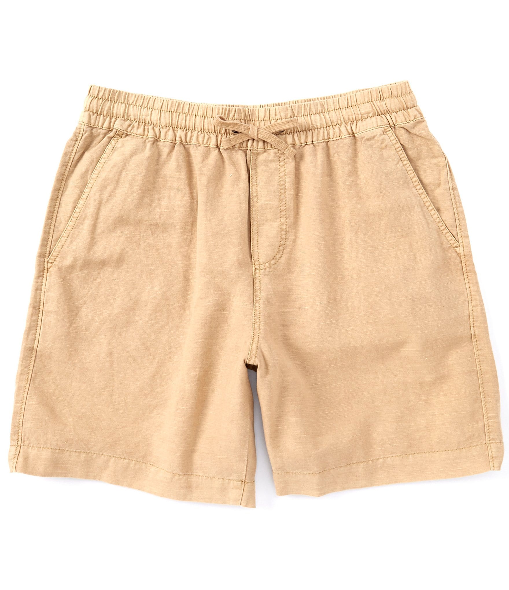 Lucky Brand 7#double; Inseam Linen Pull On Shorts