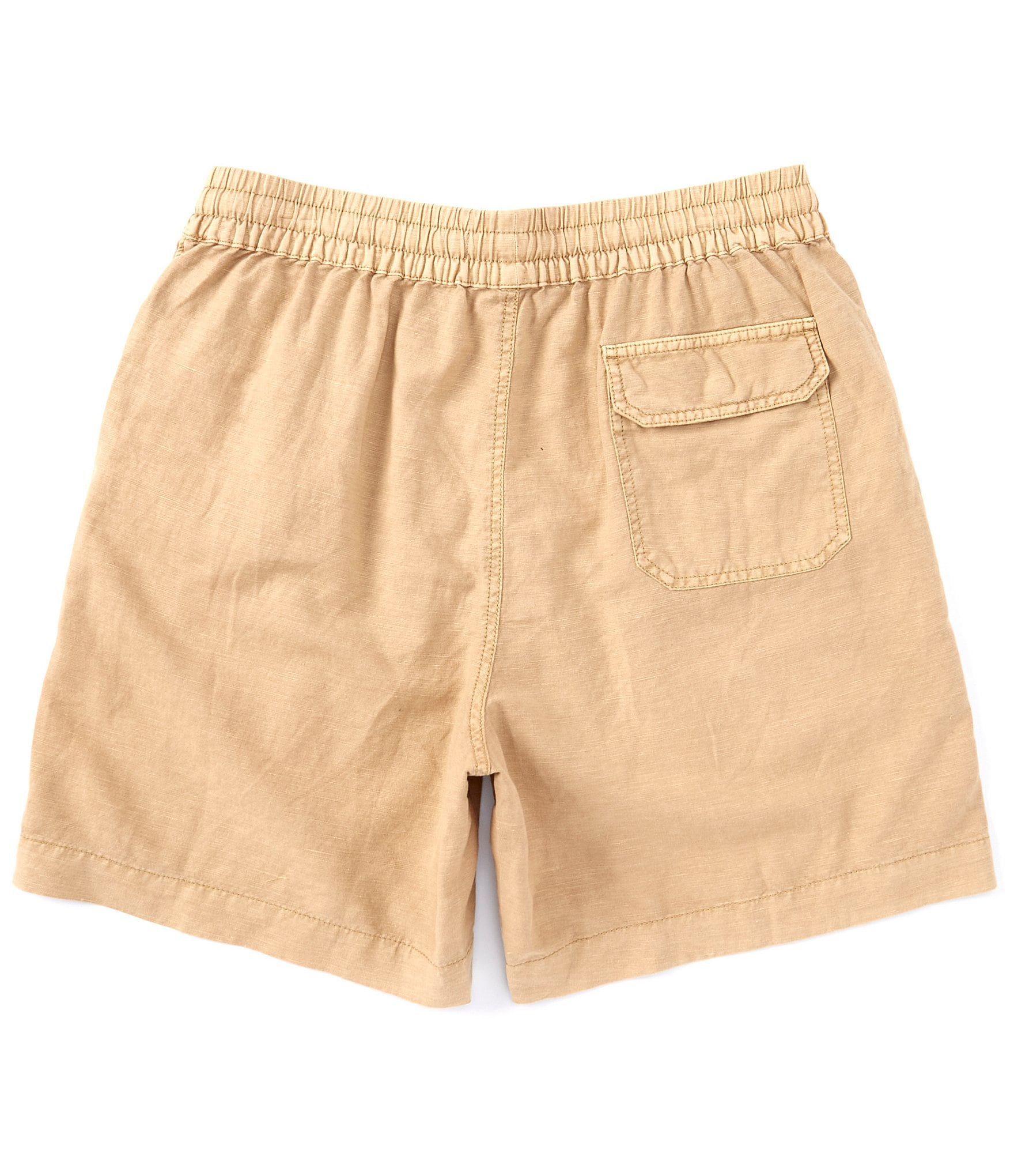 Lucky Brand 7#double; Inseam Linen Pull On Shorts