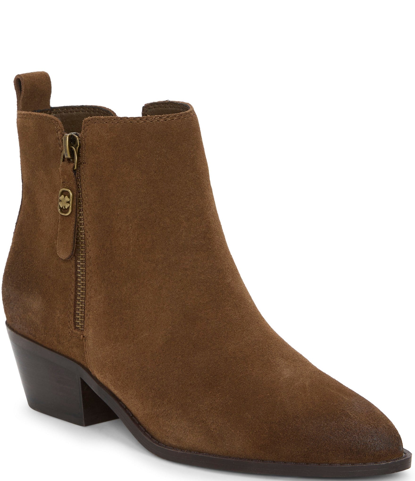 Lucky Brand Ailein Suede Ankle Booties