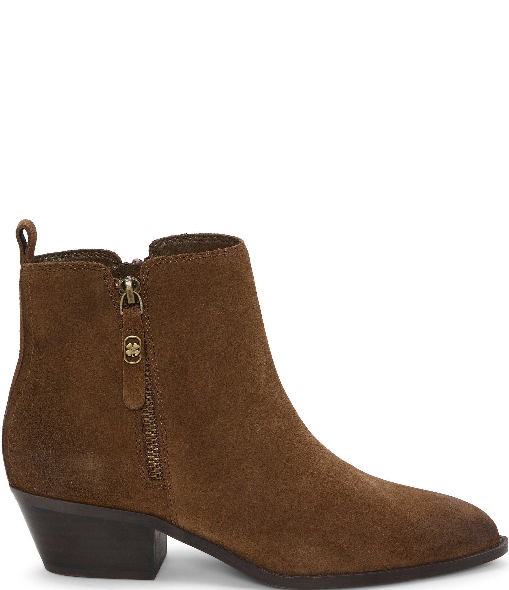 Lucky Brand Ailein Suede Ankle Booties