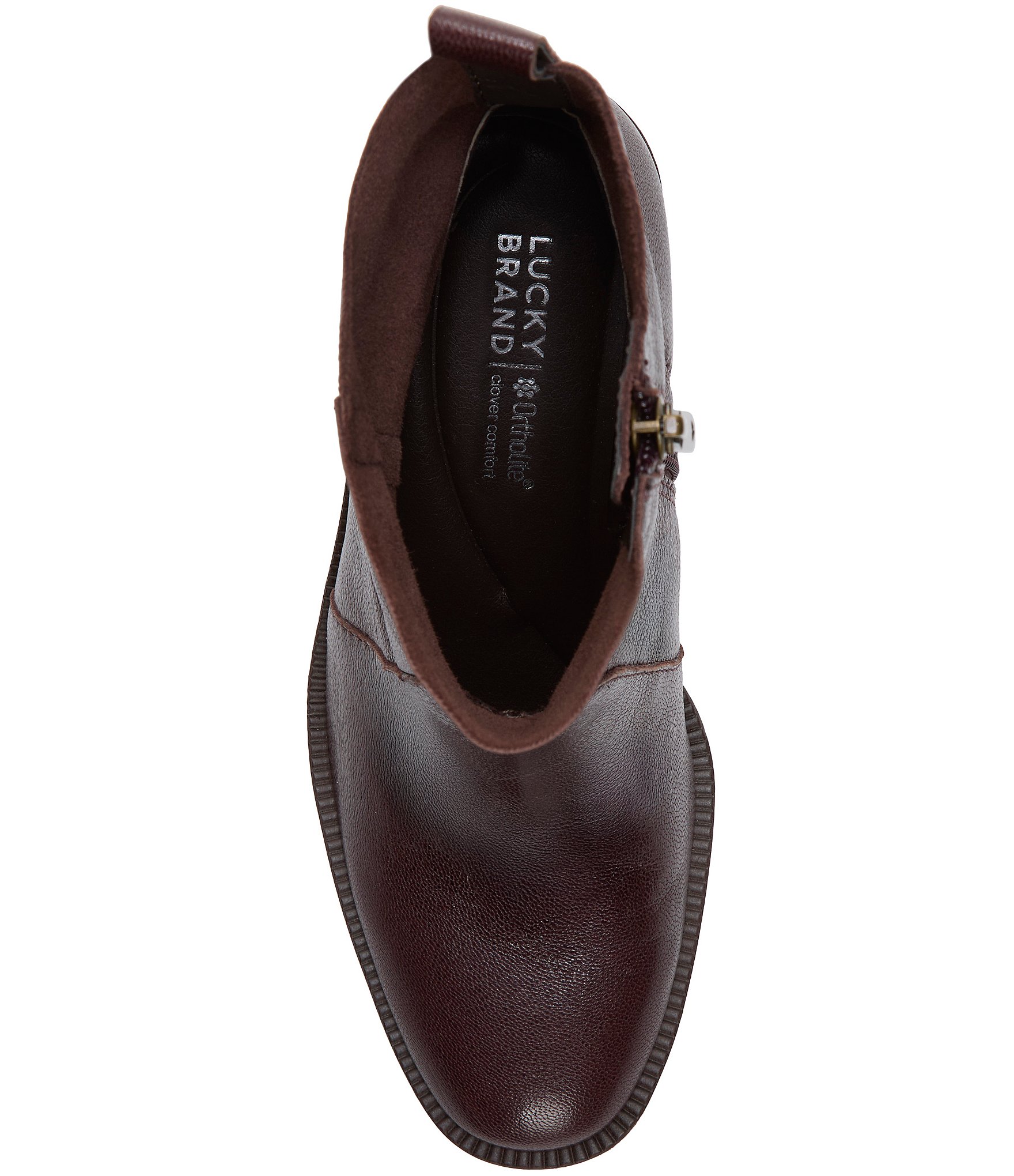 Lucky Brand Alivia Leather Booties