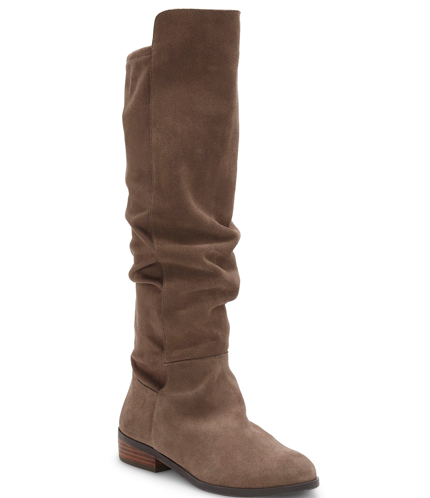 Lucky Brand Calypso OvertheKnee Suede Boots Dillard's