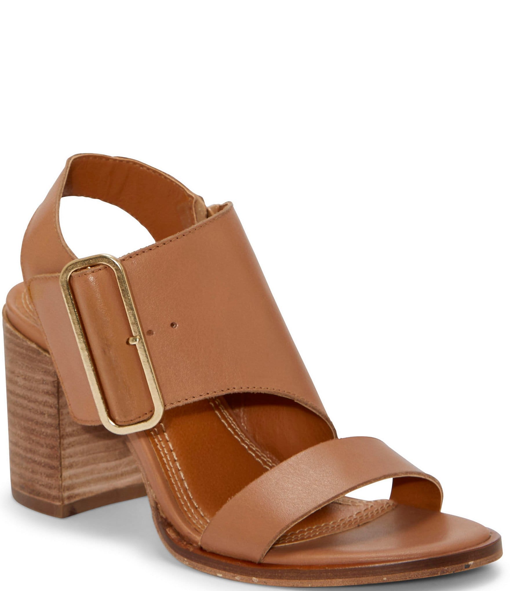 Lucky Brand Darnah Stacked Heel Dress Sandals | Dillard's