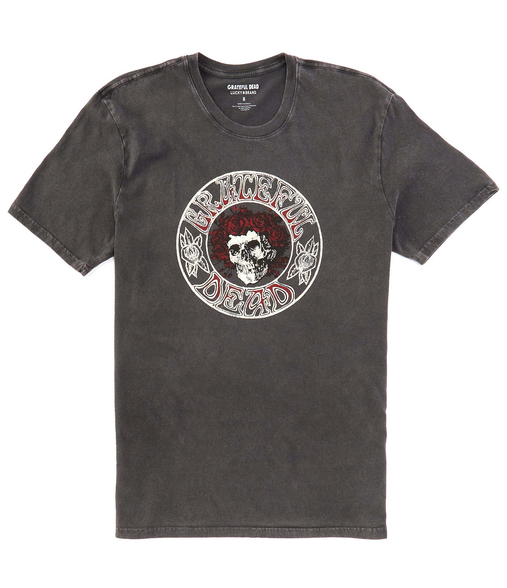 Lucky brand skull t-shirt best sale