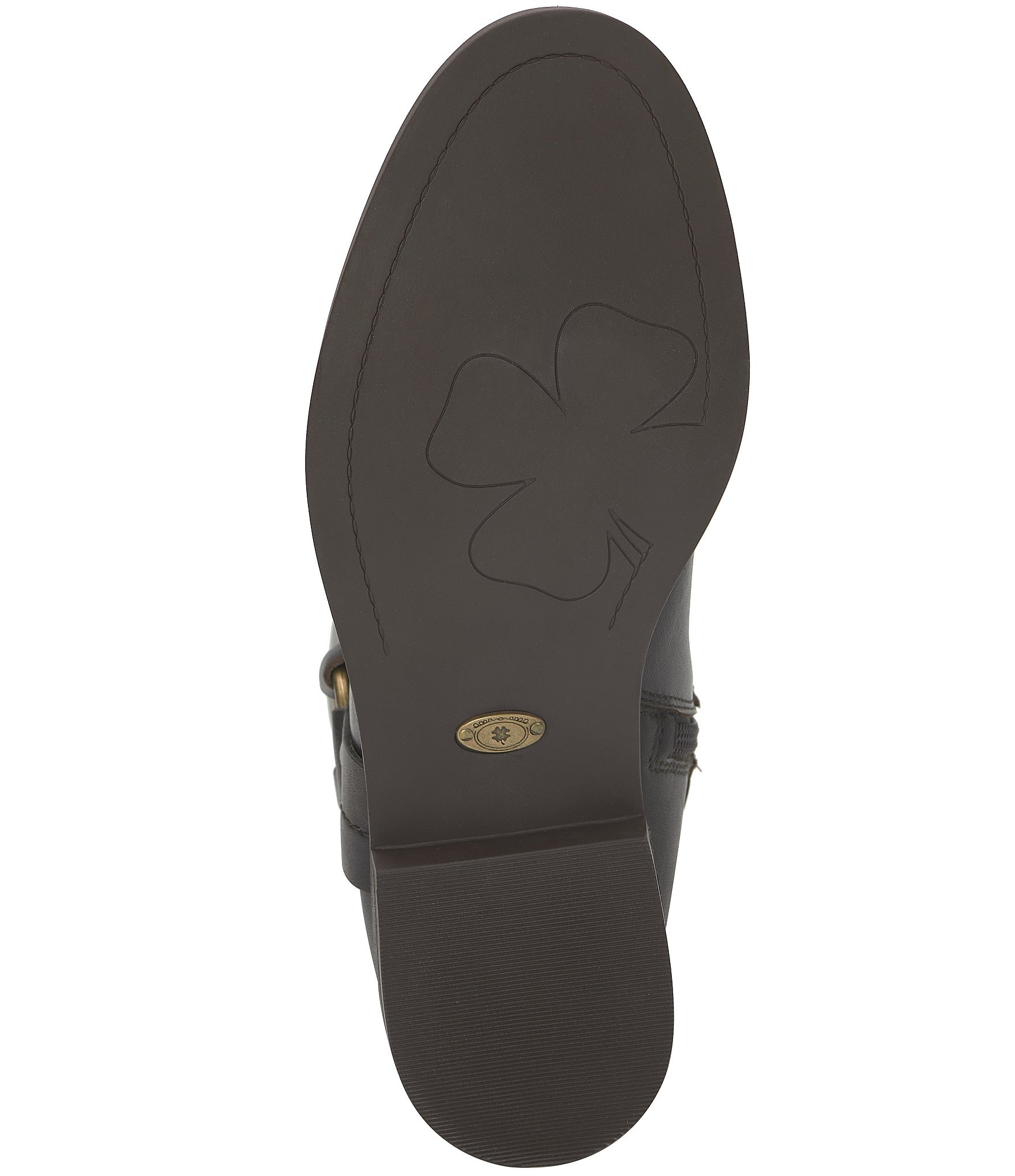 Lucky Brand Hamila Leather O-Ring Harness Hardware Tall Boots