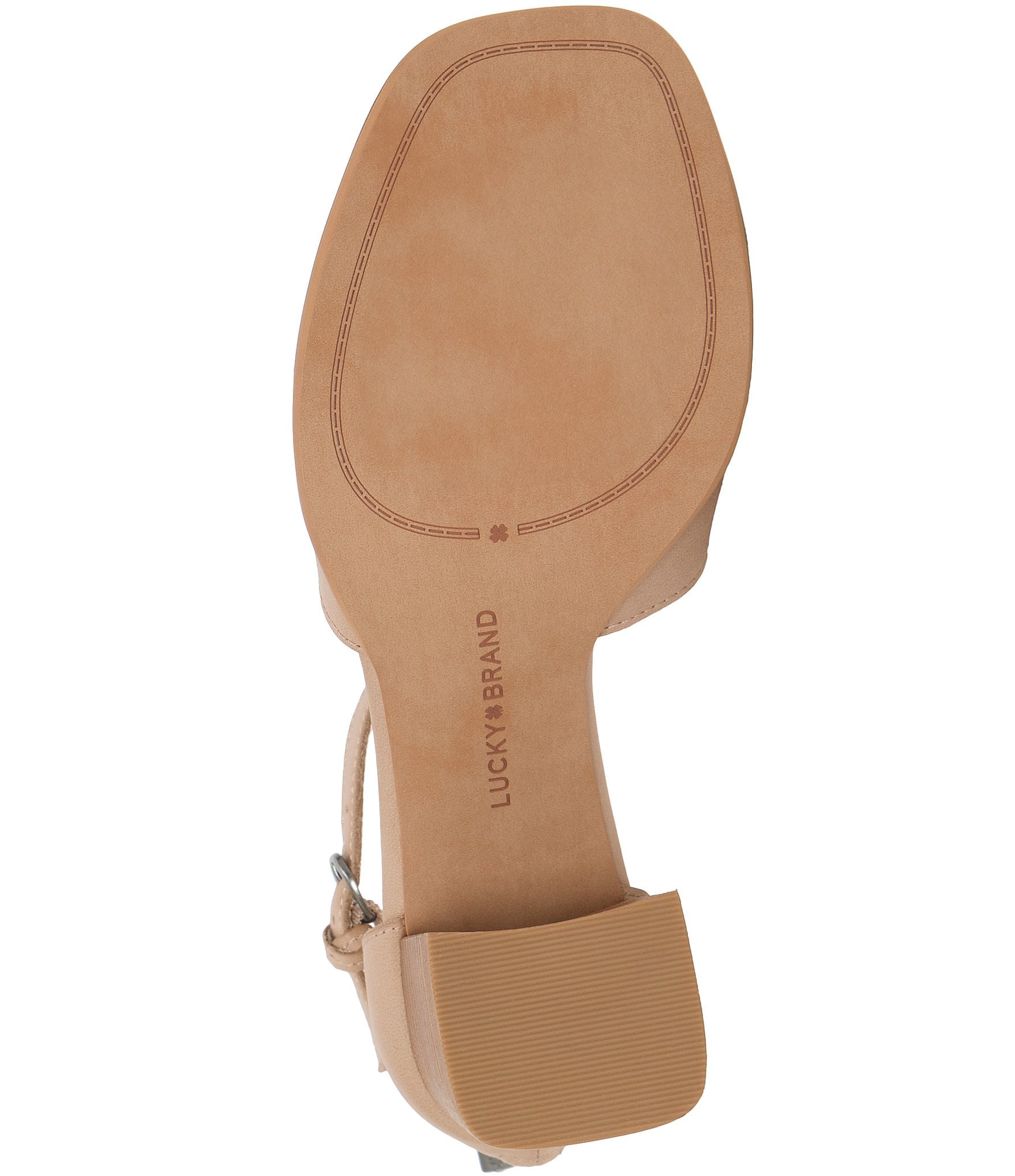 Lucky Brand Herrika Cross Band Block Heel Sandals