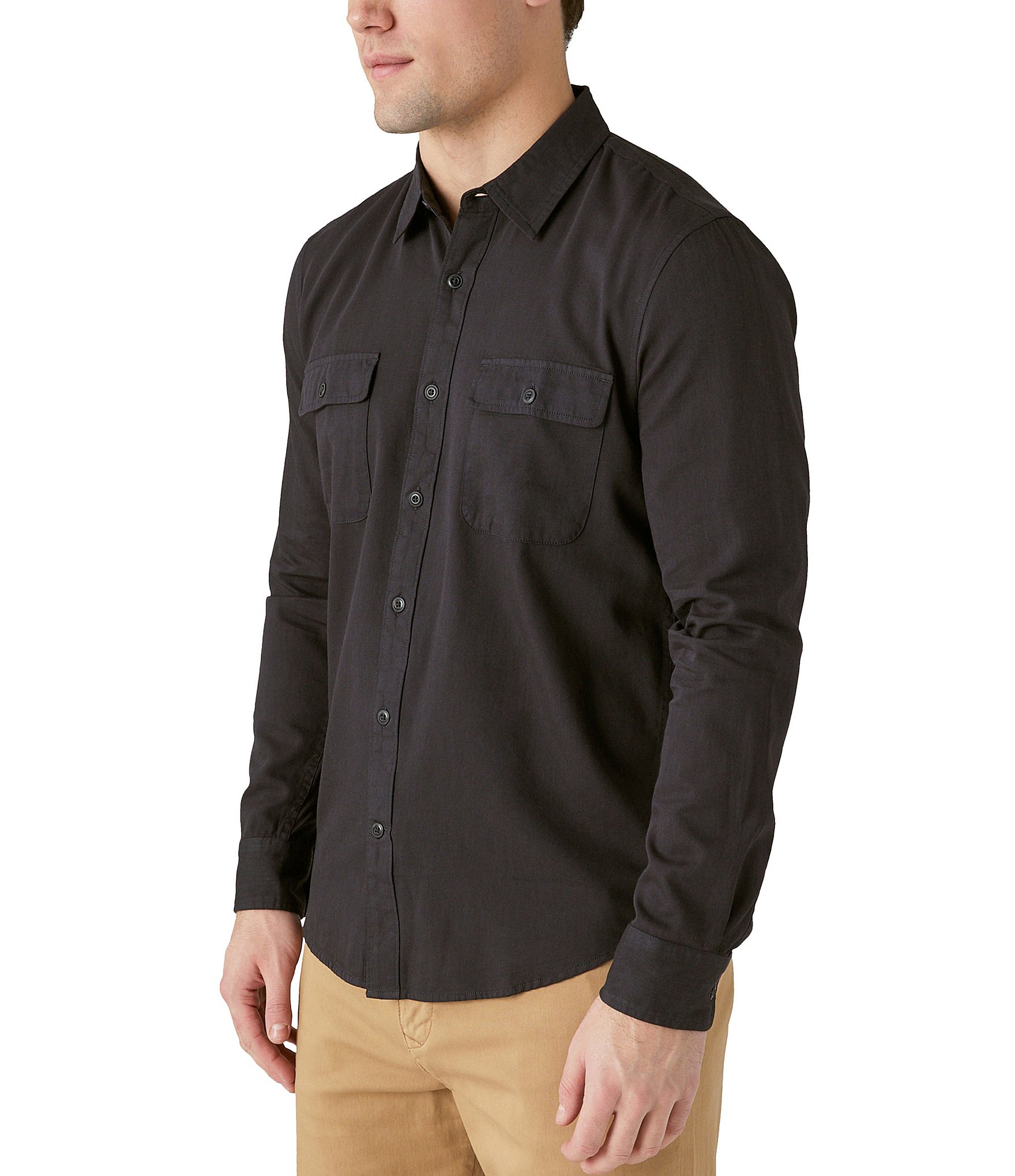 Lucky Brand Long Sleeve Lived-In Workwear Shirt