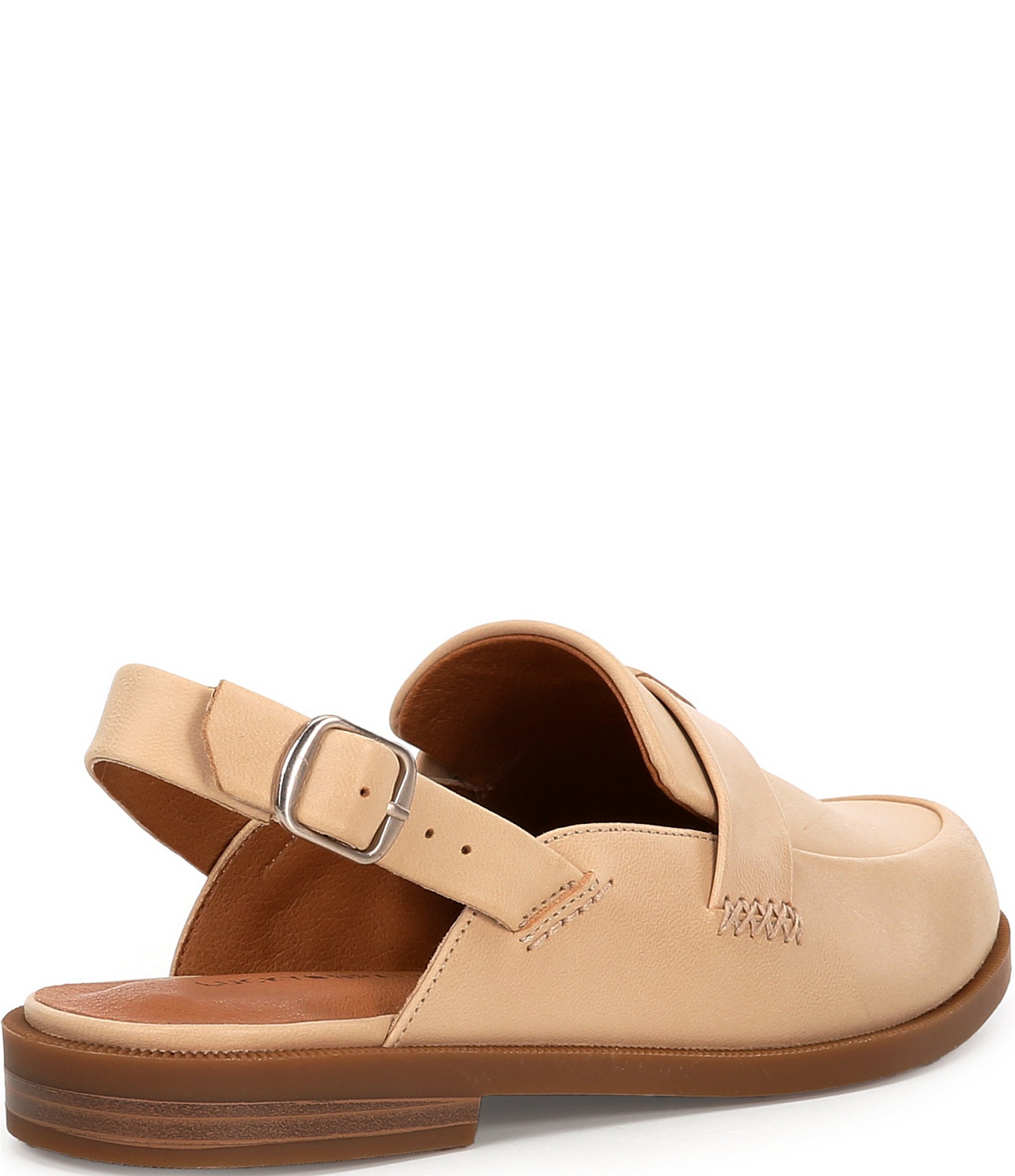 Lucky Brand Louisaa Leather Slingback Loafers