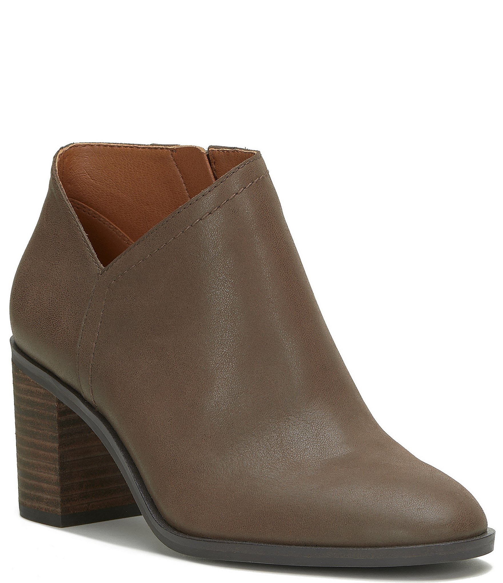 Lucky brand mekinly leather booties best sale