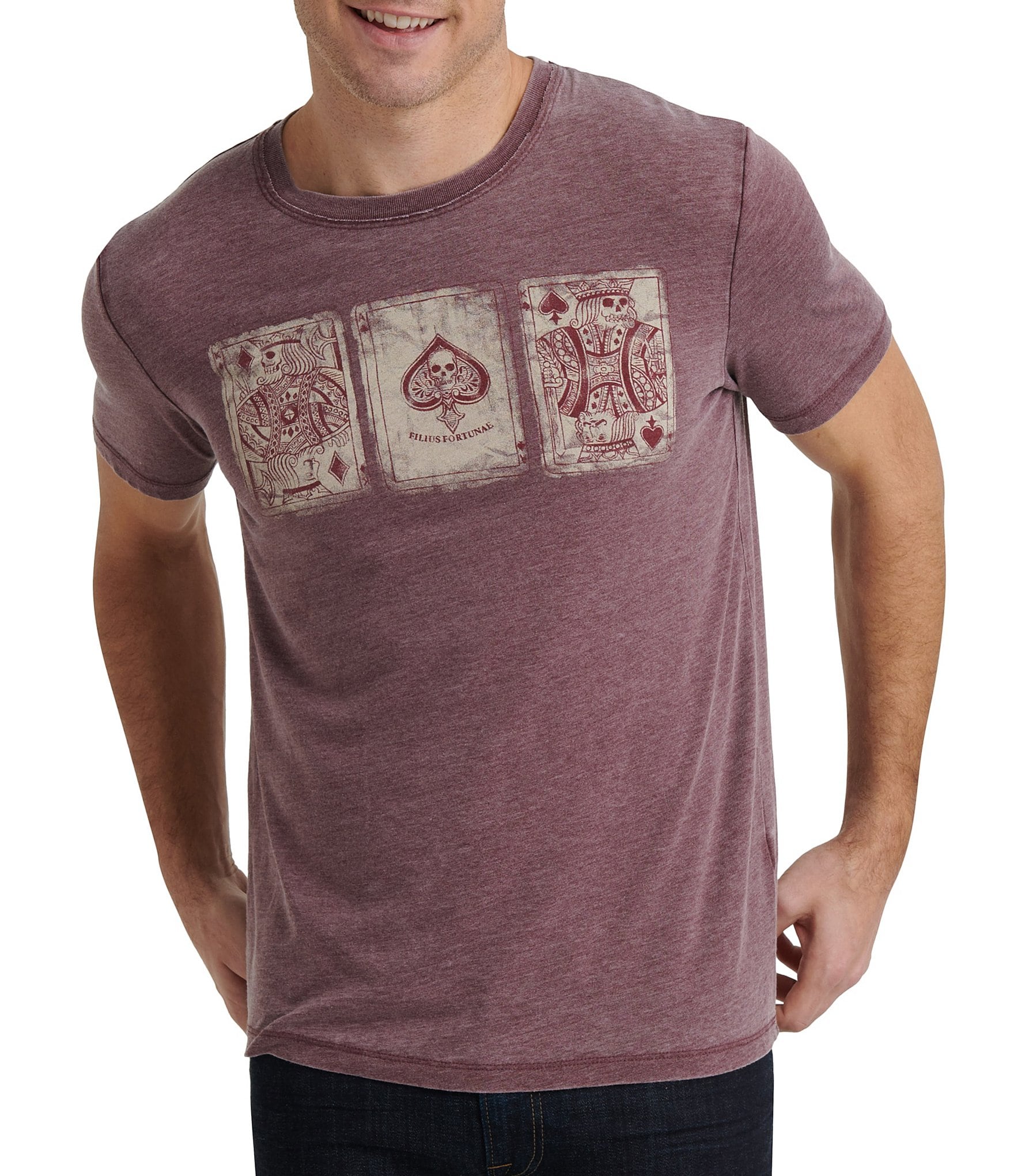 Lucky Brand Bear King Card Short Sleeve T-Shirt | Dillard's