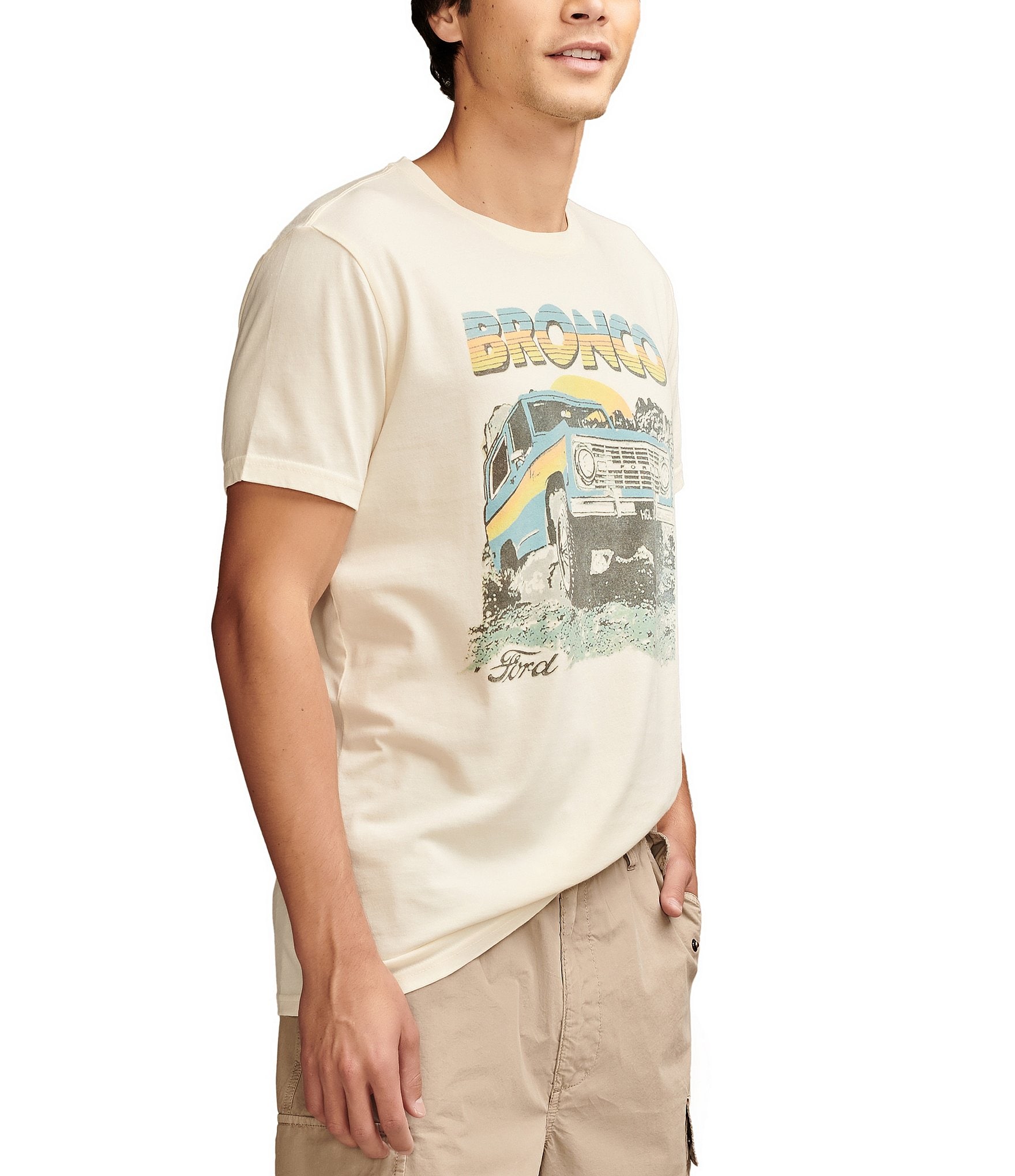 Lucky Brand Retro Bronco Short Sleeve Graphic T-Shirt