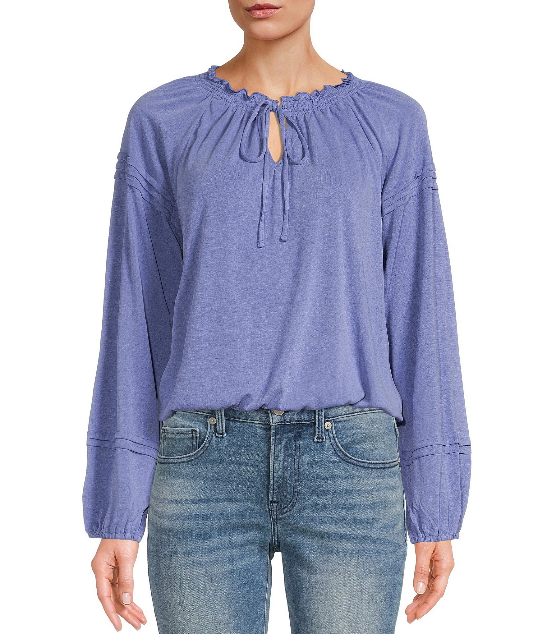 Women's Lucky Brand Long Sleeve Blouses gifts - at $65.27+