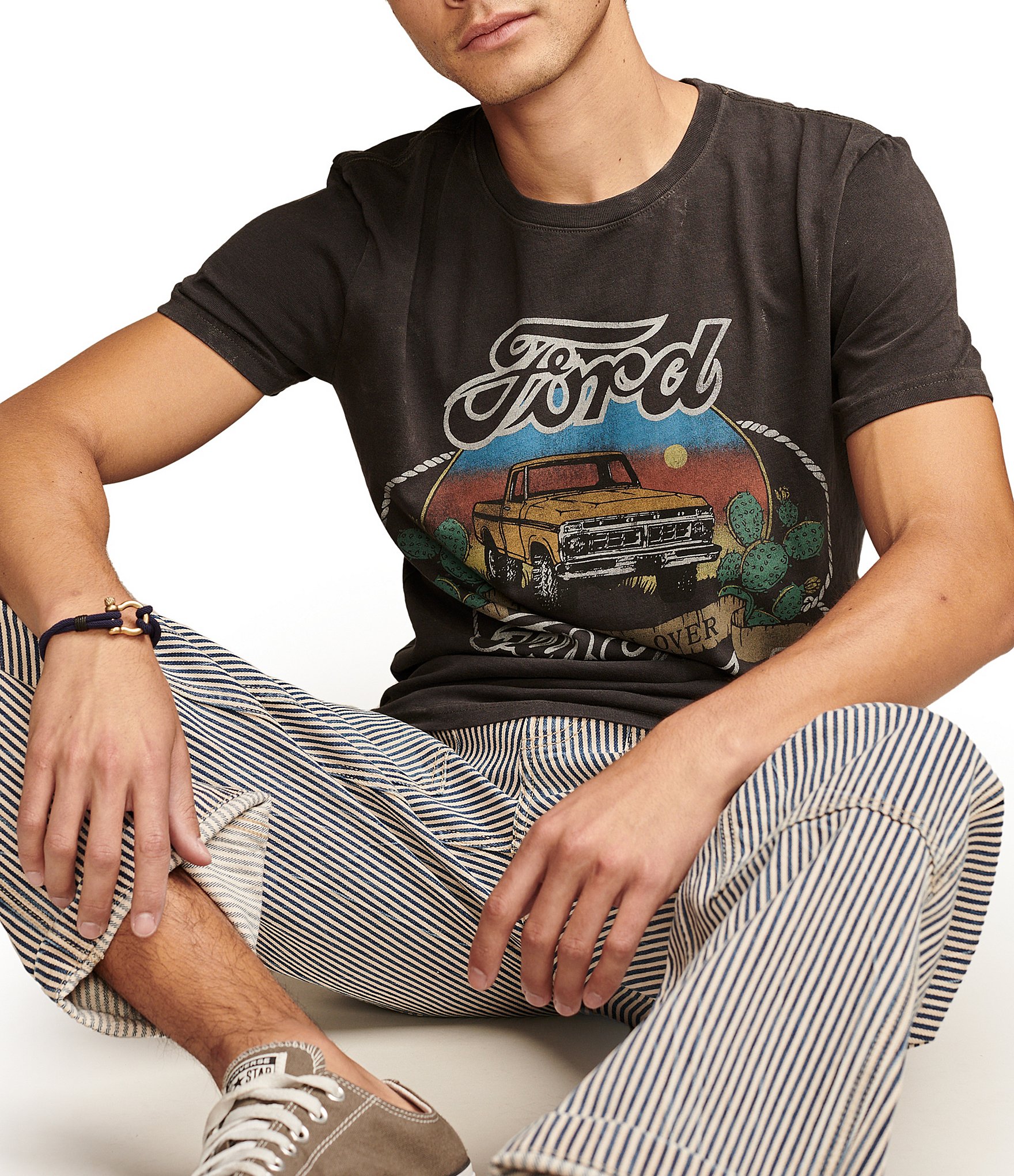 Lucky Brand Short Sleeve Ford Fun Truck T-Shirt