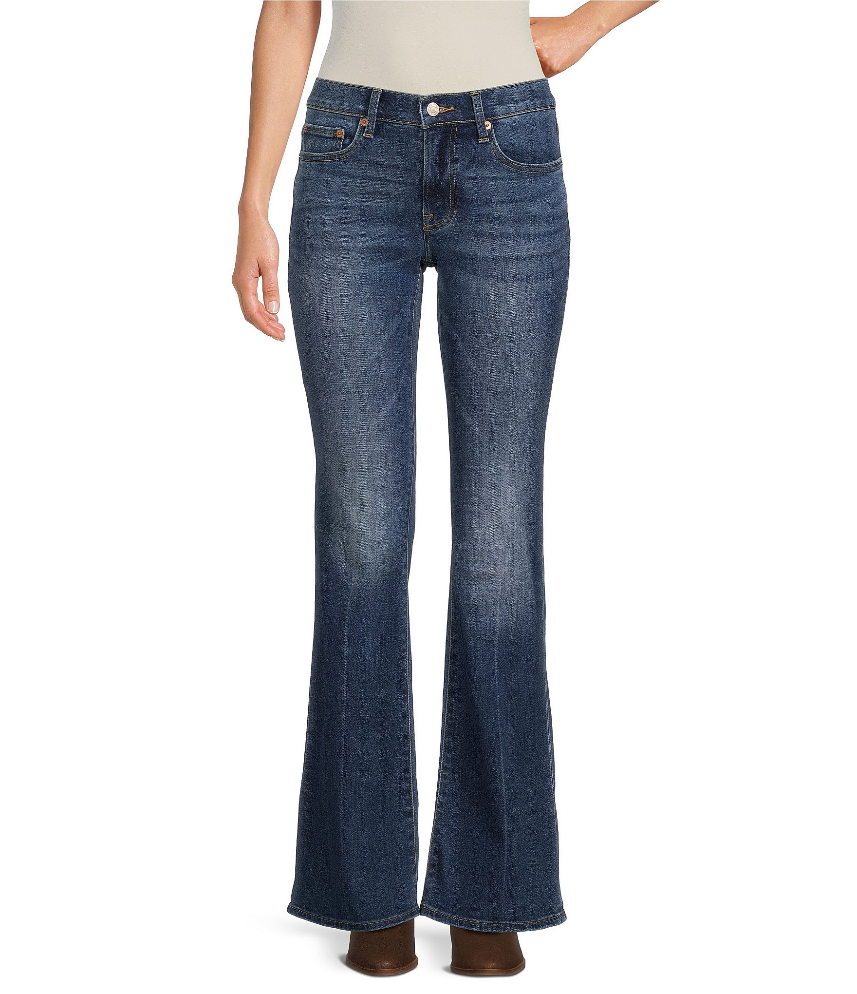 Lucky Brand Sweet Flare Leg Relaxed Fit Stretch Denim Jeans | Dillard's