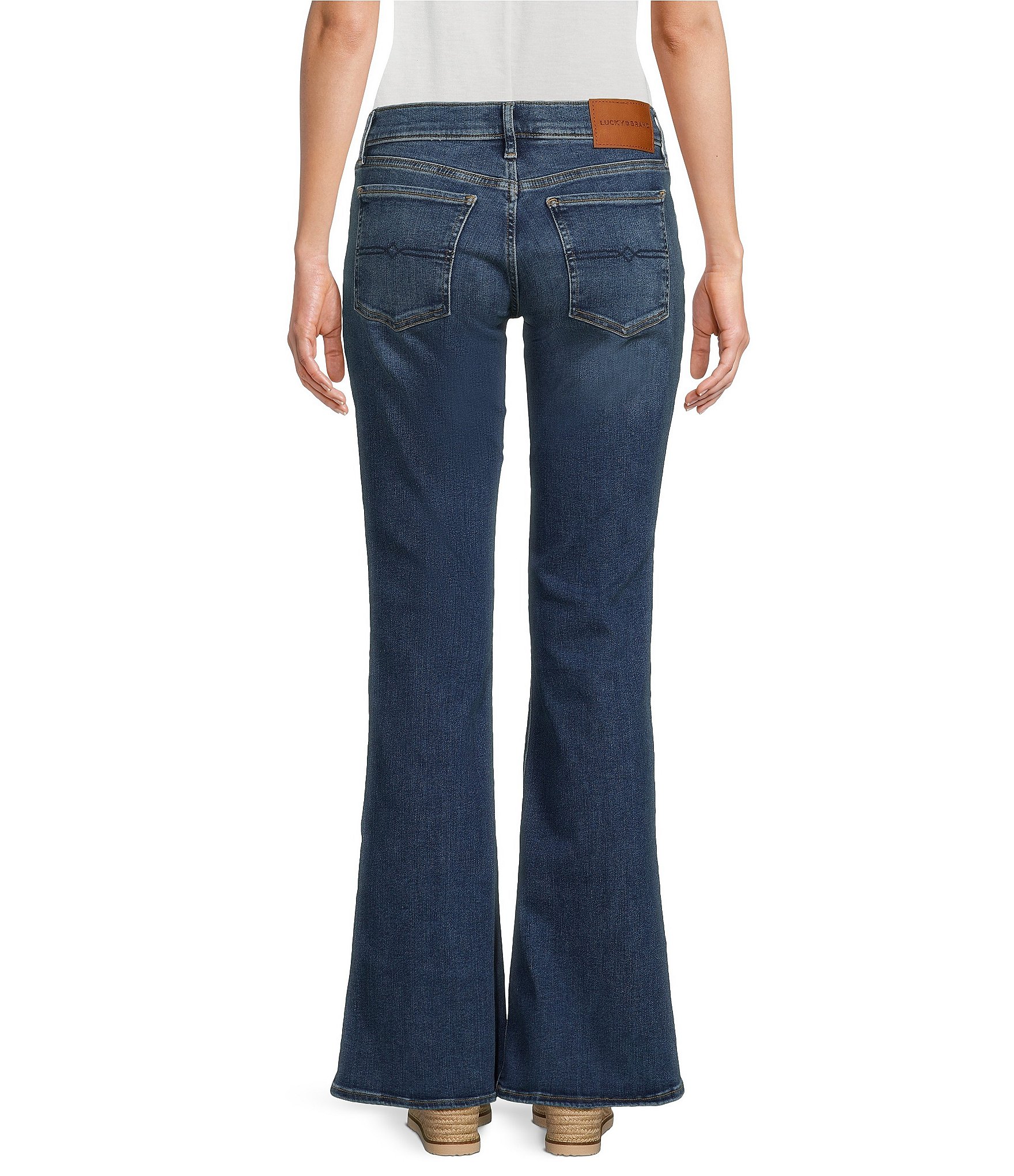 Lucky Brand Sweet Flare Mid Rise Flare Leg 5-Pocket Jeans