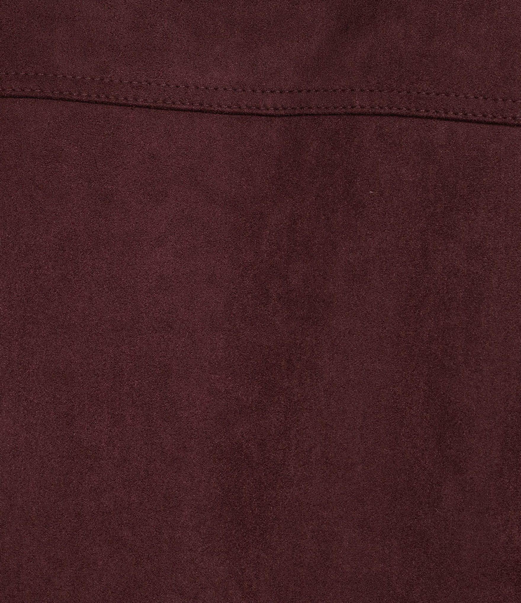 Lucy Paris Petite Size Moto Suede Collared Long Sleeve Jacket