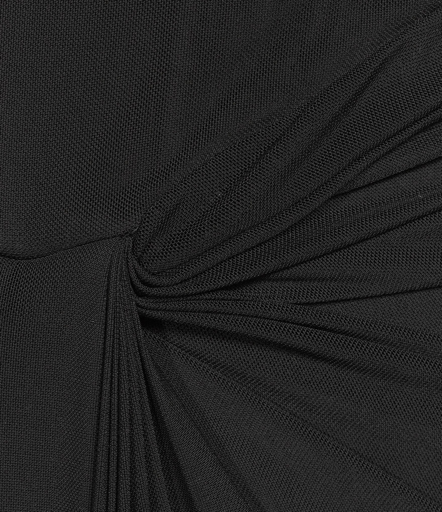 Lulus Siren Corset Drape Front Long Dress