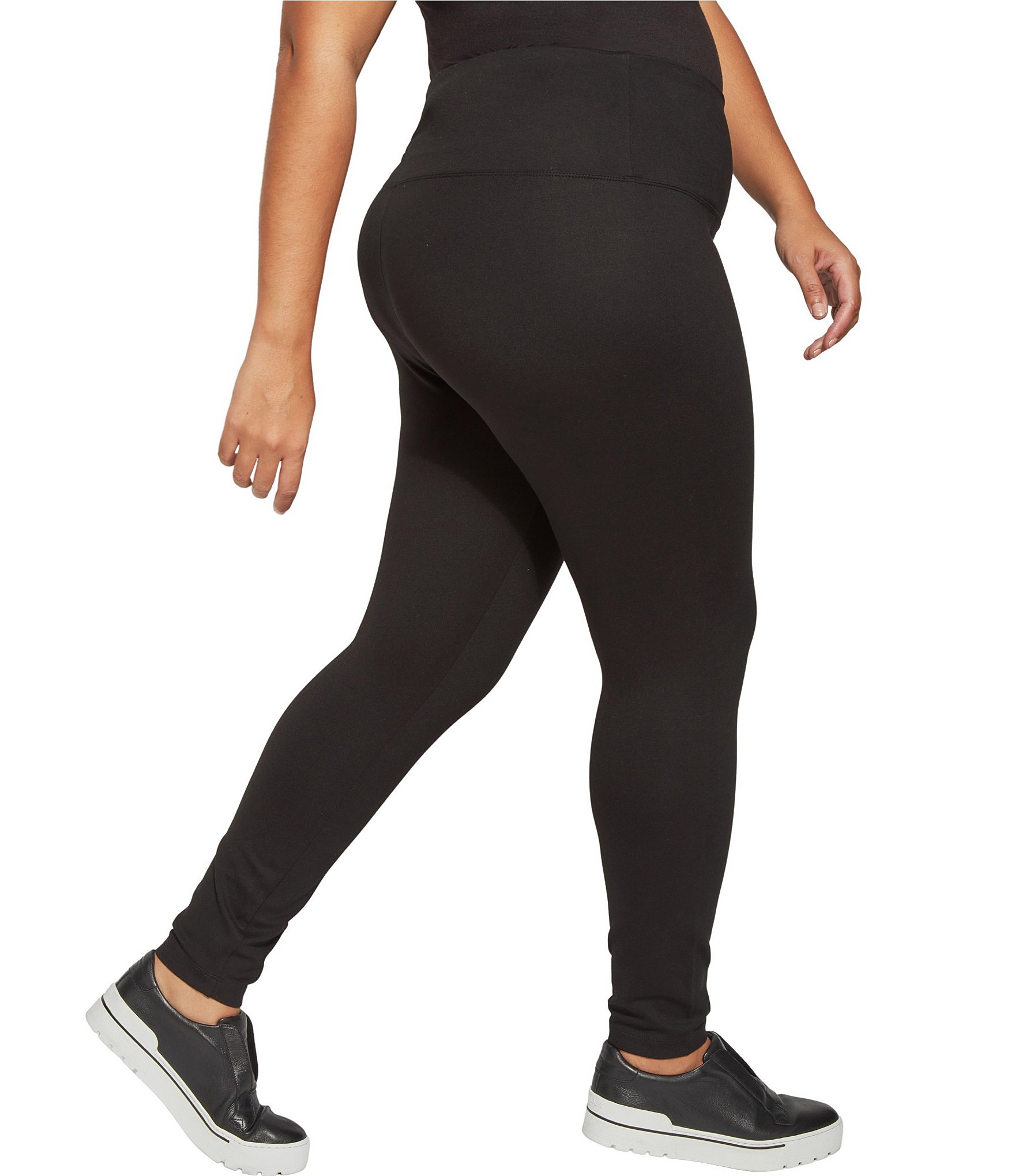 Lysse Plus Size Center Seam Ponte Leggings