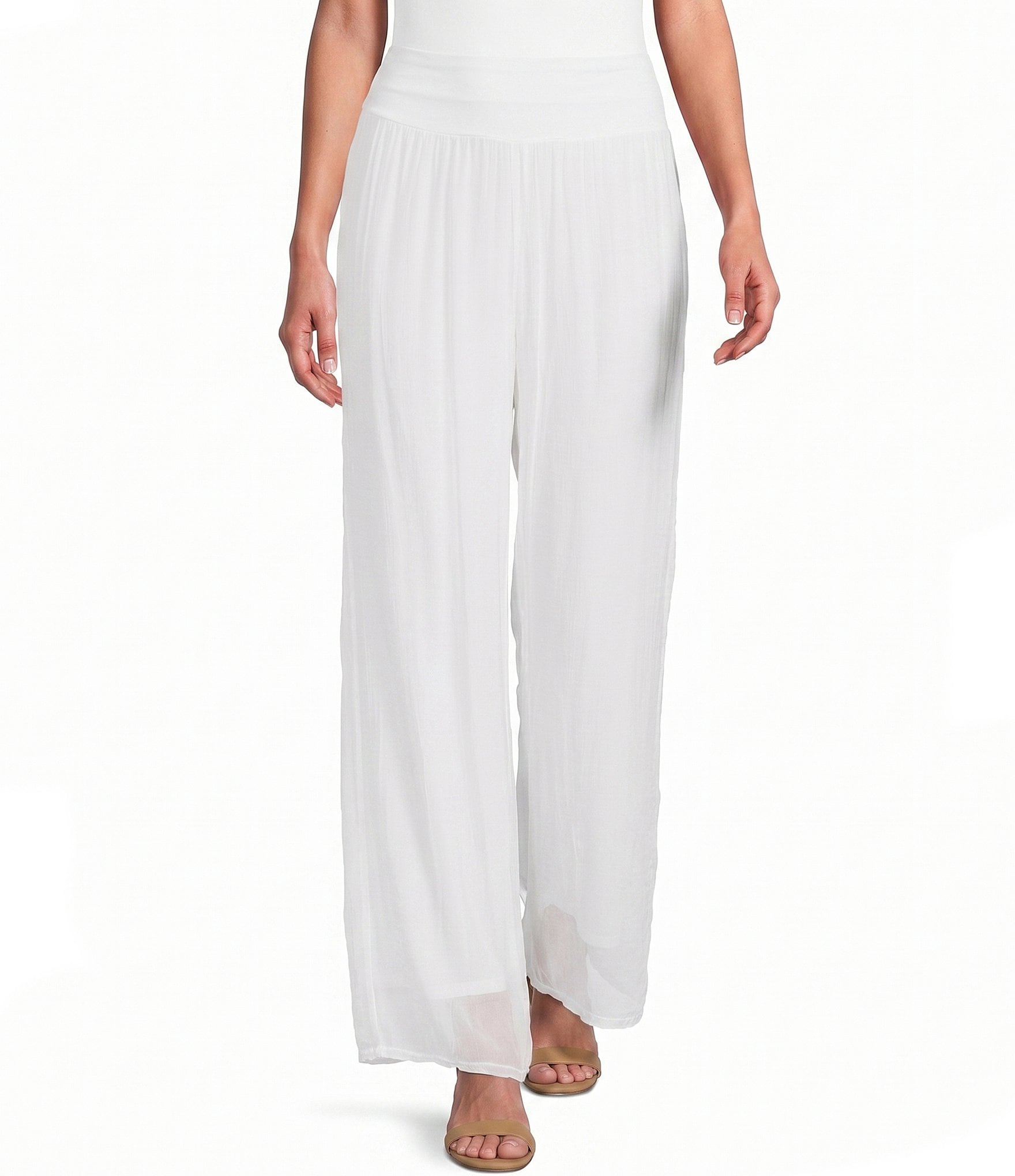 Women's White Casual & Dress Pants