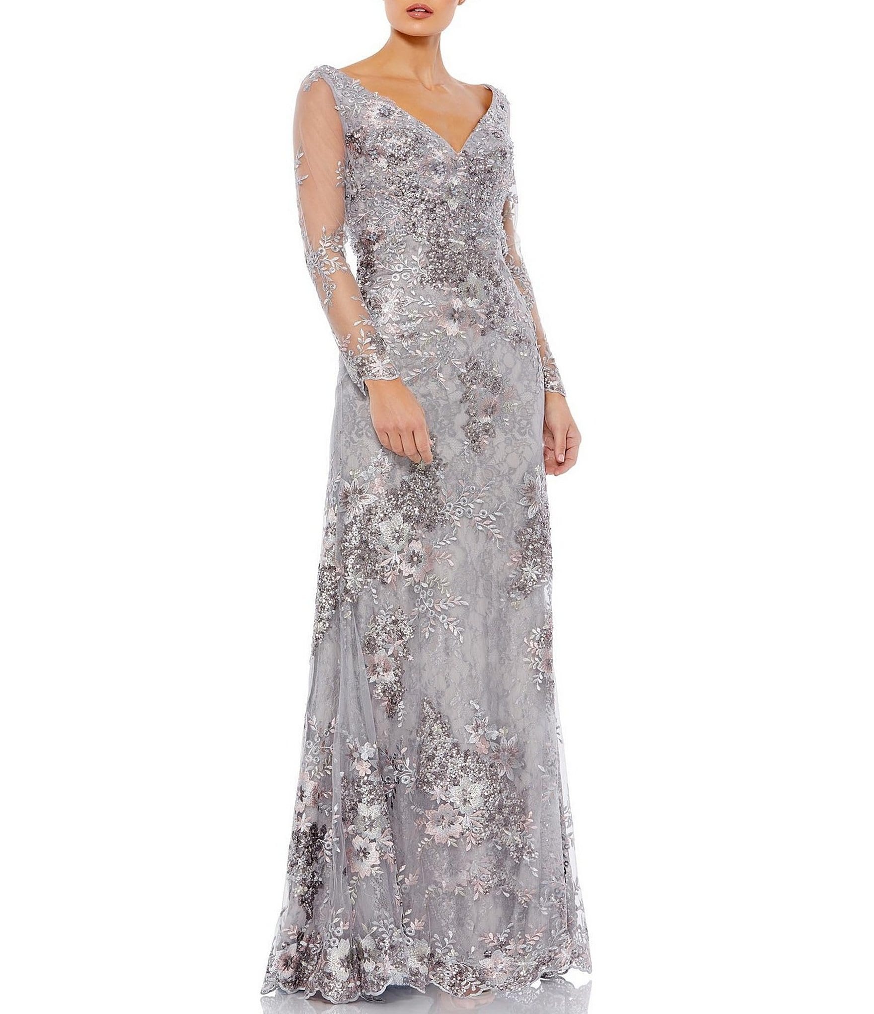 Silver Mother of the Bride Dresses ...