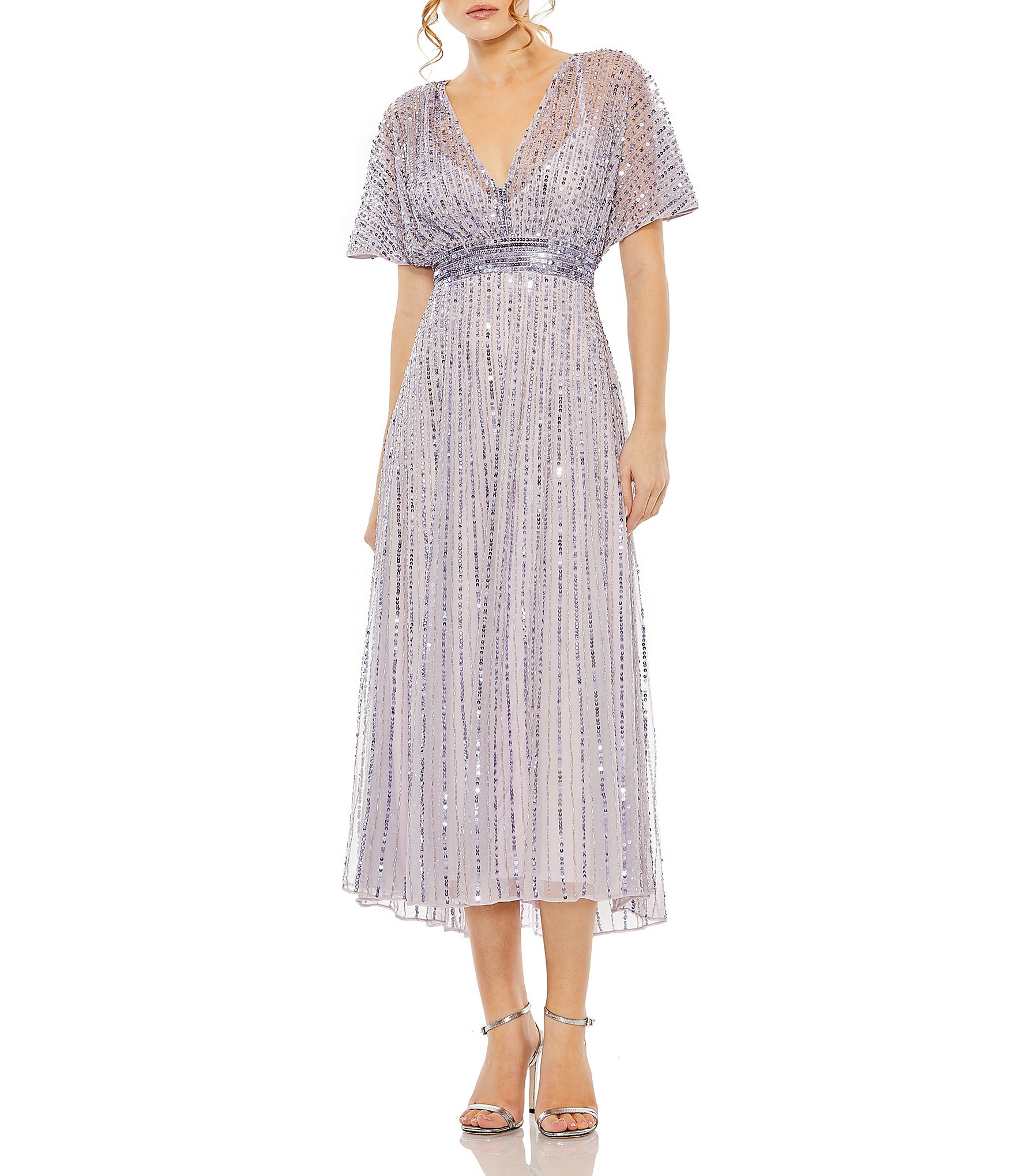【Mac Duggal】Purple Foldover Jeweled Midi Dress 関税送料込 00000000_zi_191f4efe-7f2a-4e26