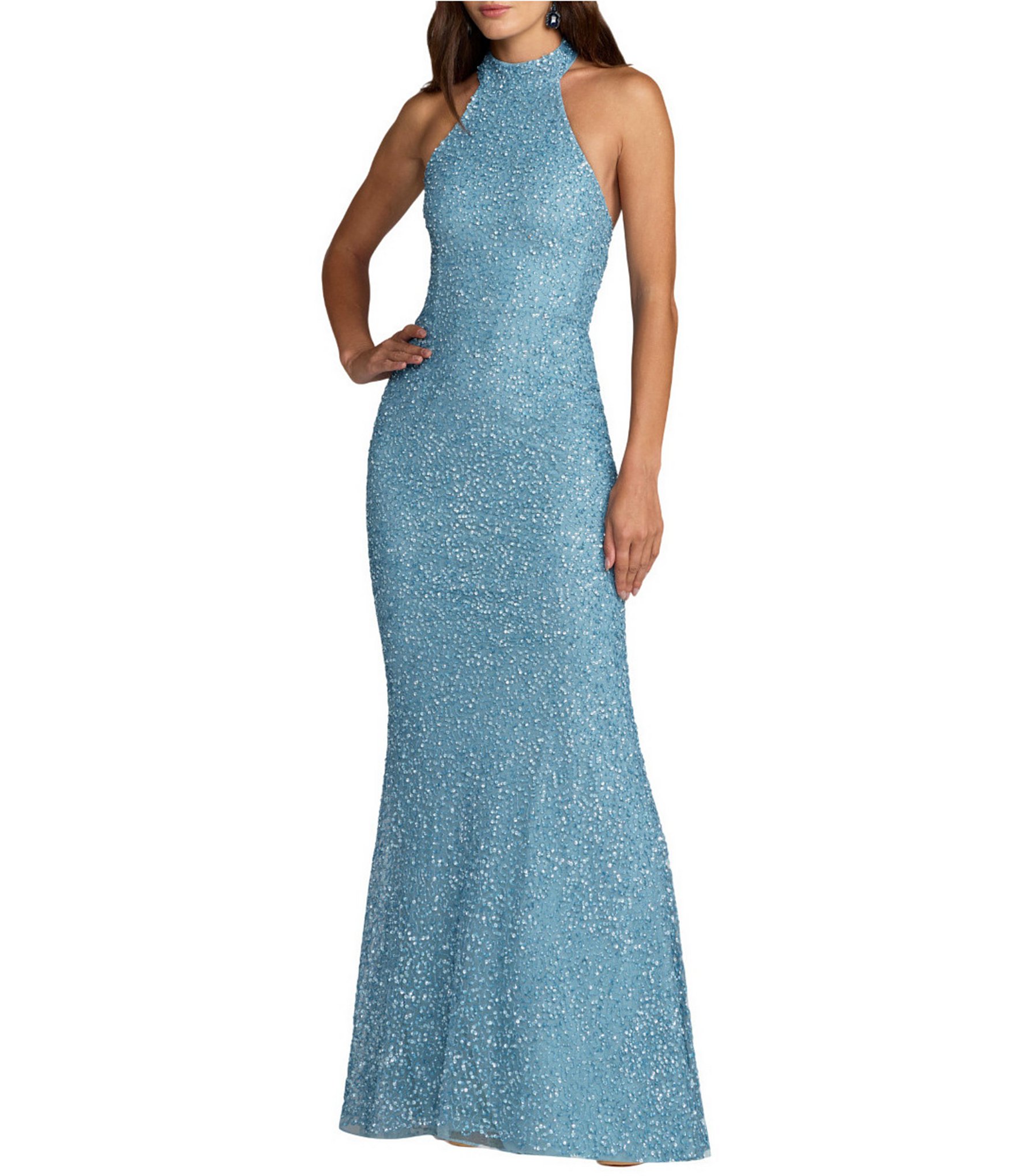 beaded : Halter Women's Dresses
