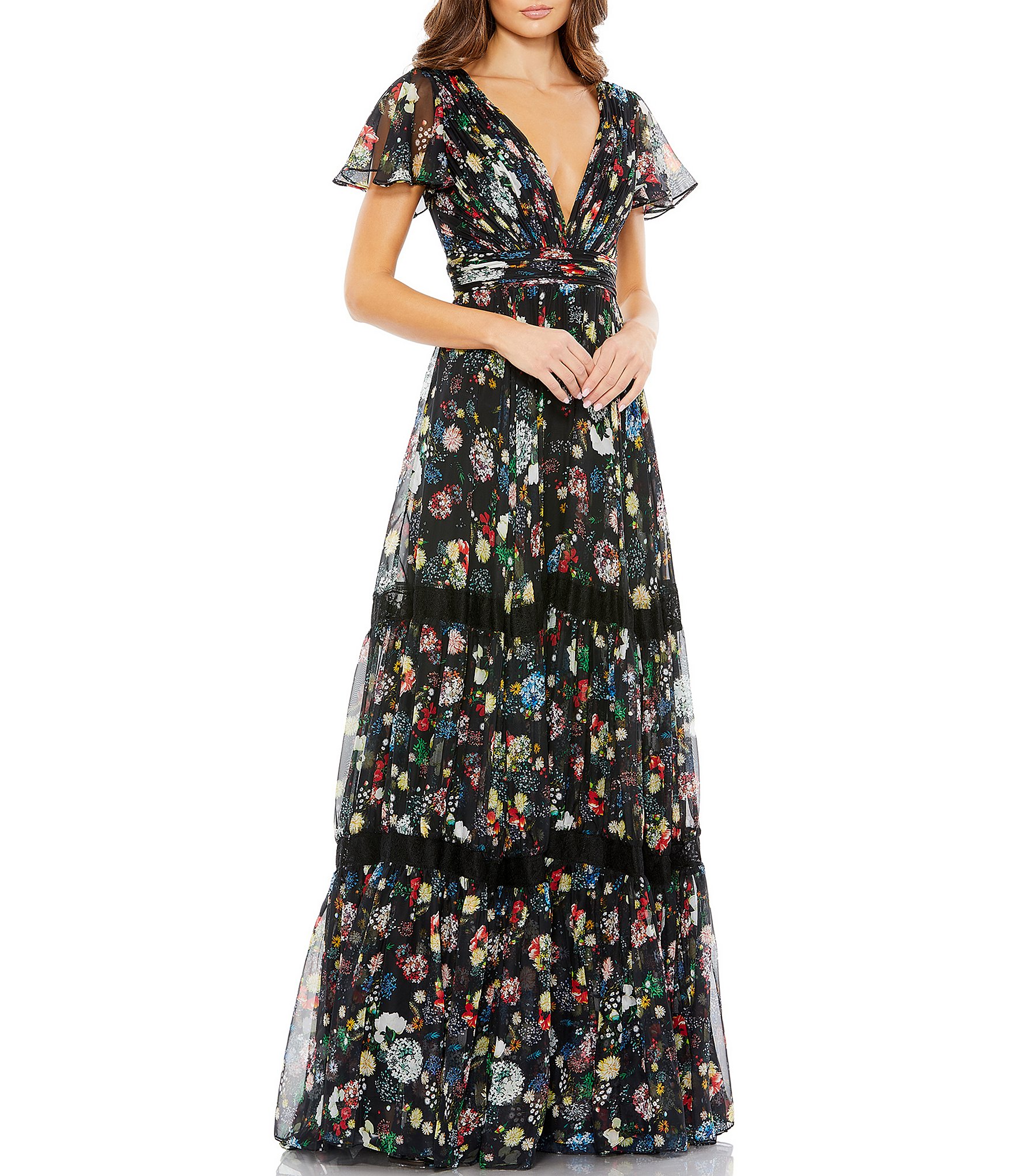 Buy Alisi Womens American Crep Floral Print A-line Long Gown (Orange)  Online at Best Prices in India - JioMart.