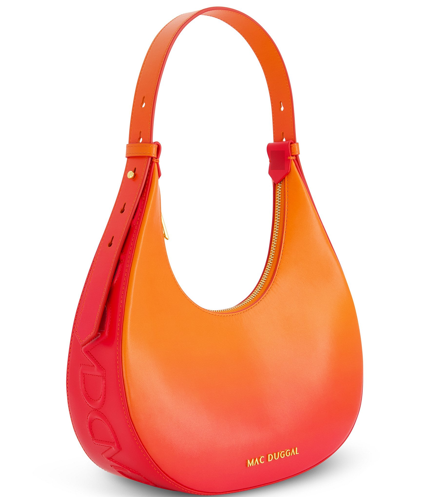 Mac Duggal Sunset Ombre Medium Hobo Bag