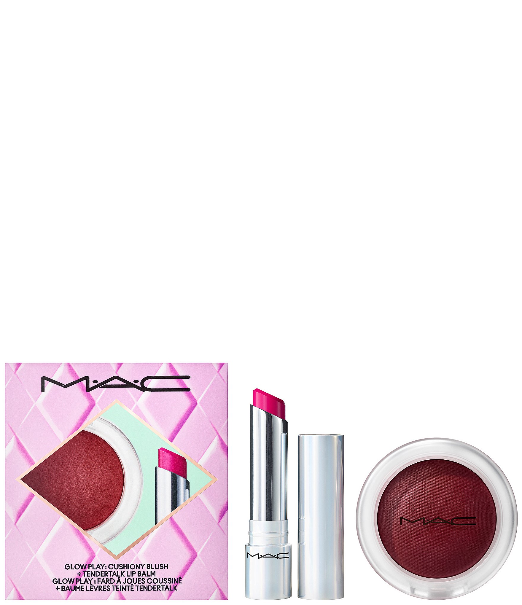 MAC No Work All Glow Play Blush + Lip Gift Set