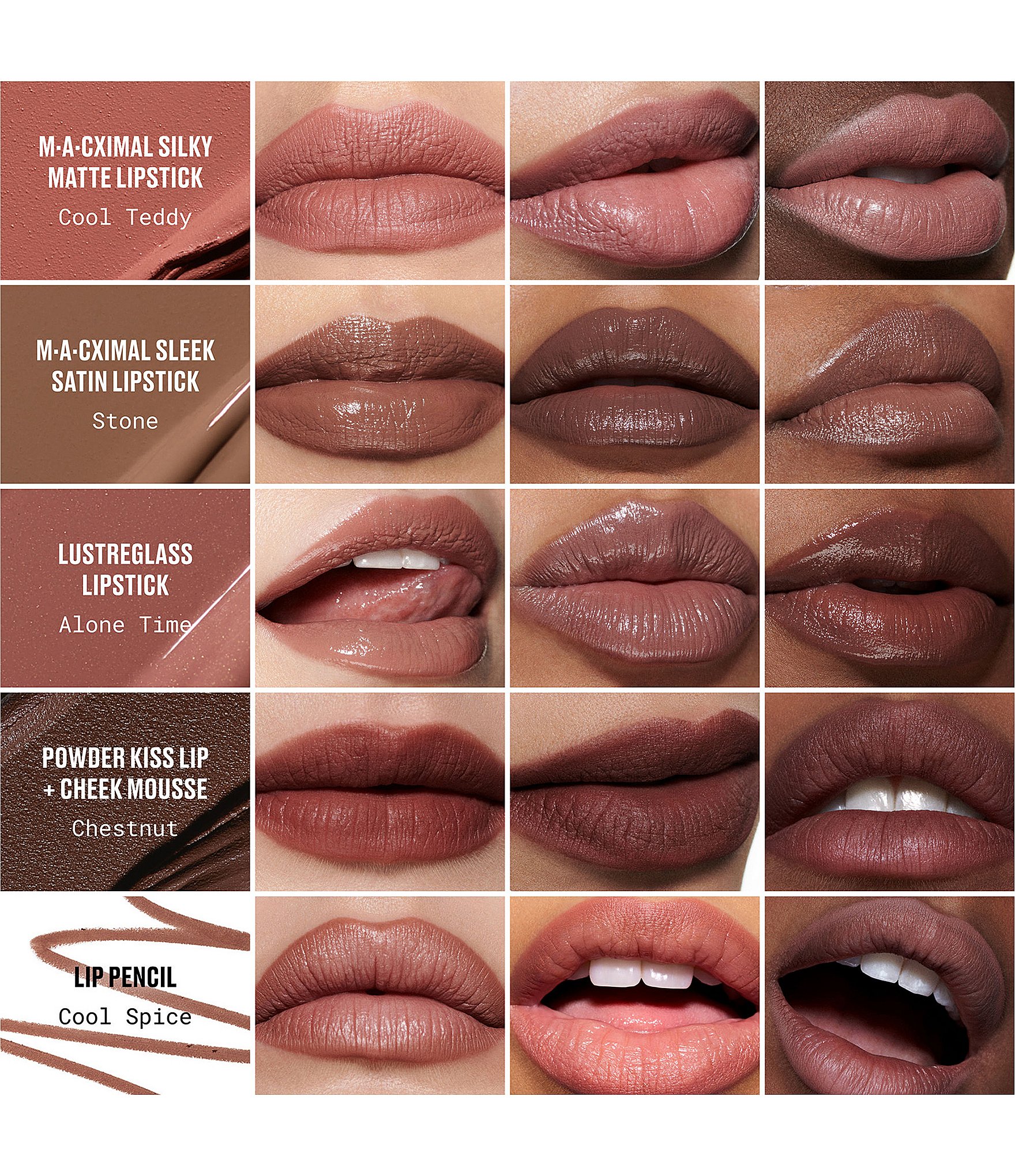 MAC Nudes Lip Vault 5-Piece Holiday Gift Set
