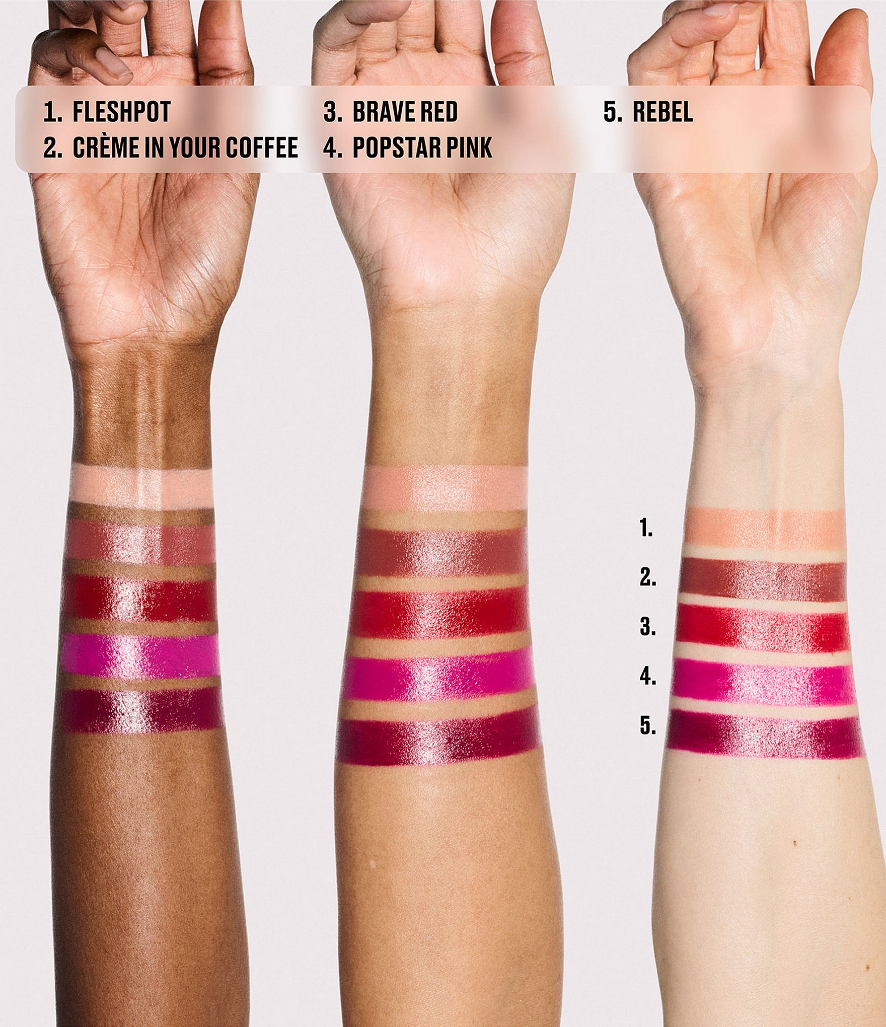 MAC Signature Satin 5-Piece Lipstick Holiday Gift Set