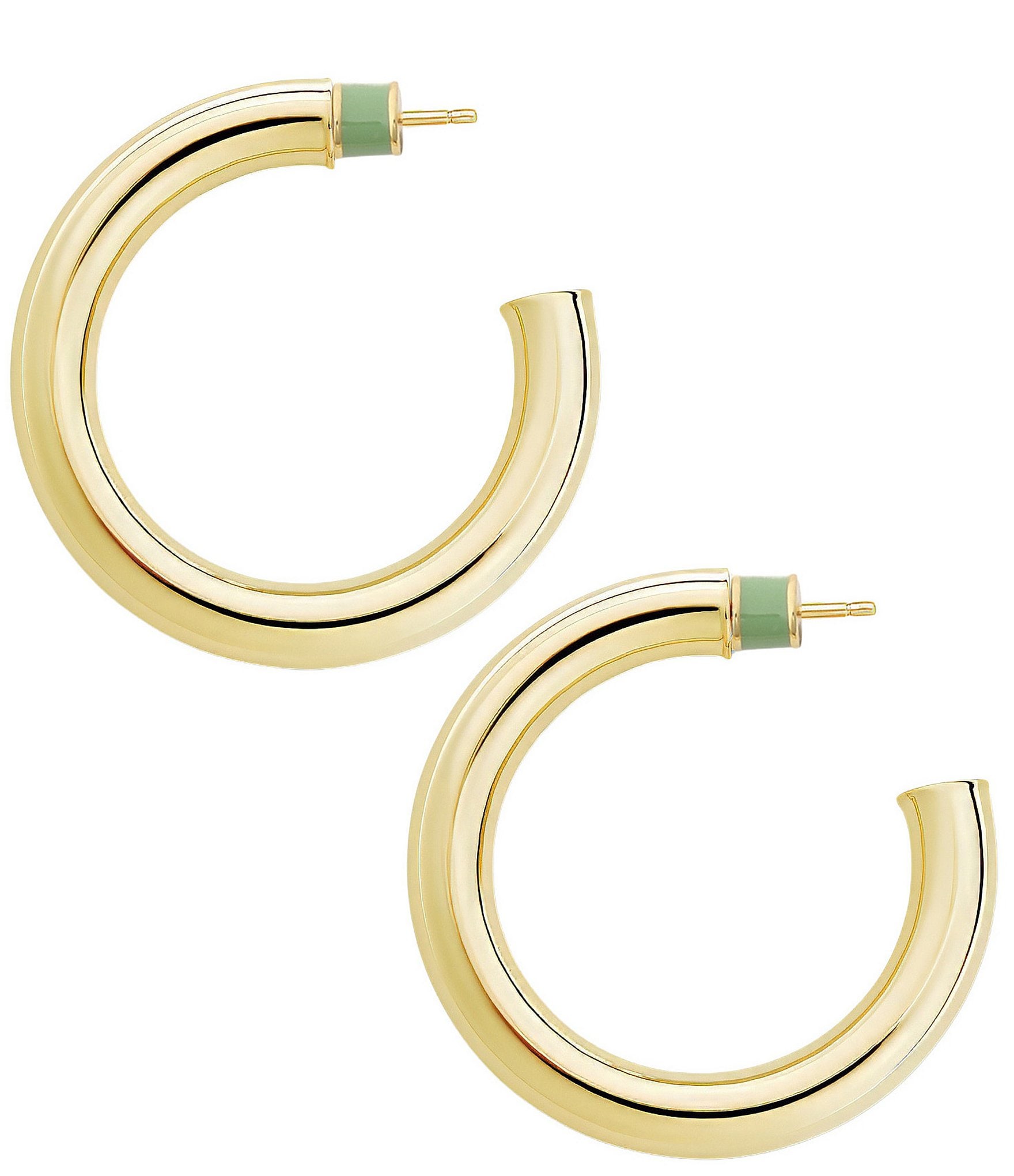 MACHETE 1.5#double; Perfect Hoop Earrings