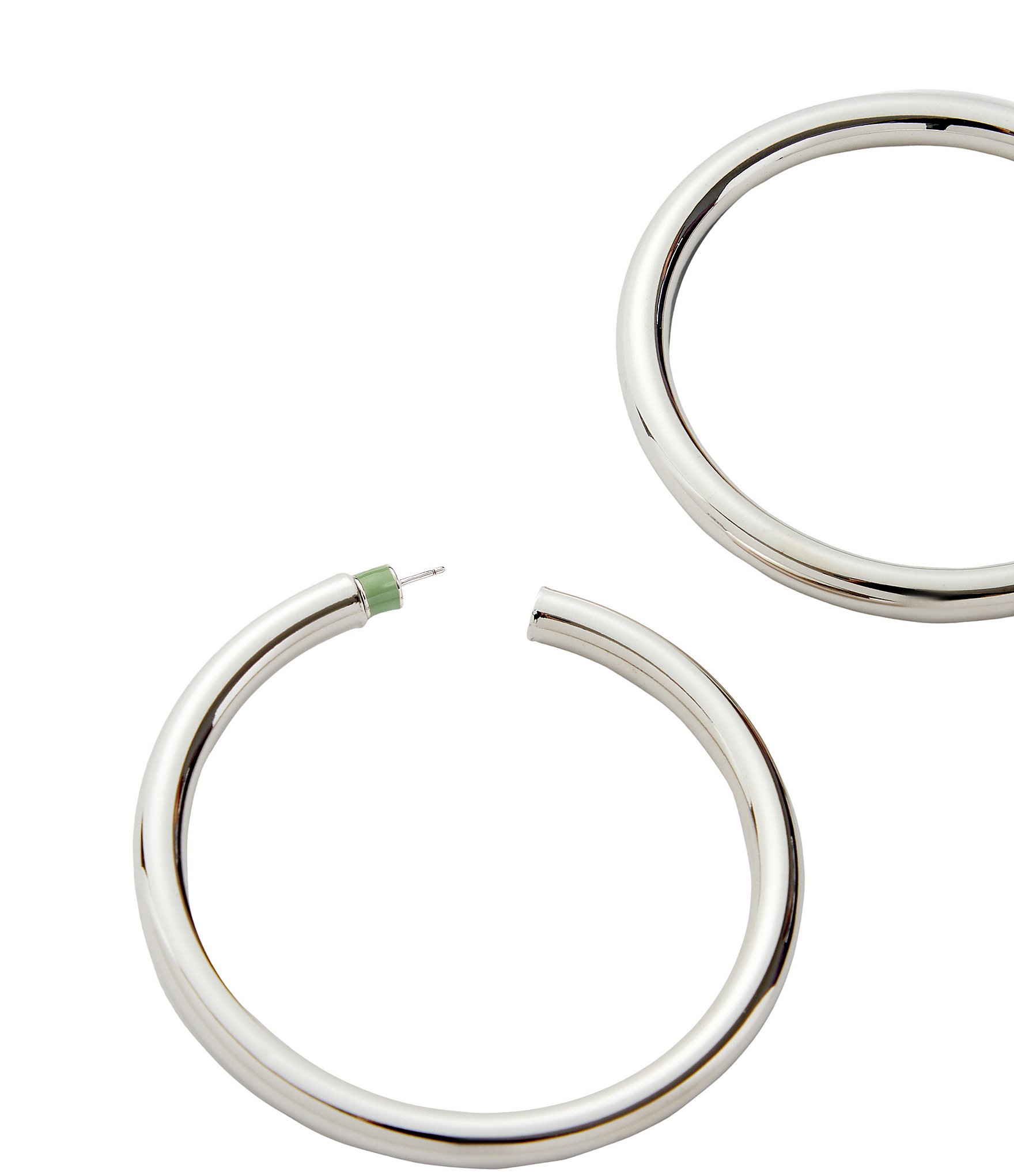 MACHETE 2.5#double; Perfect Hoop Earrings