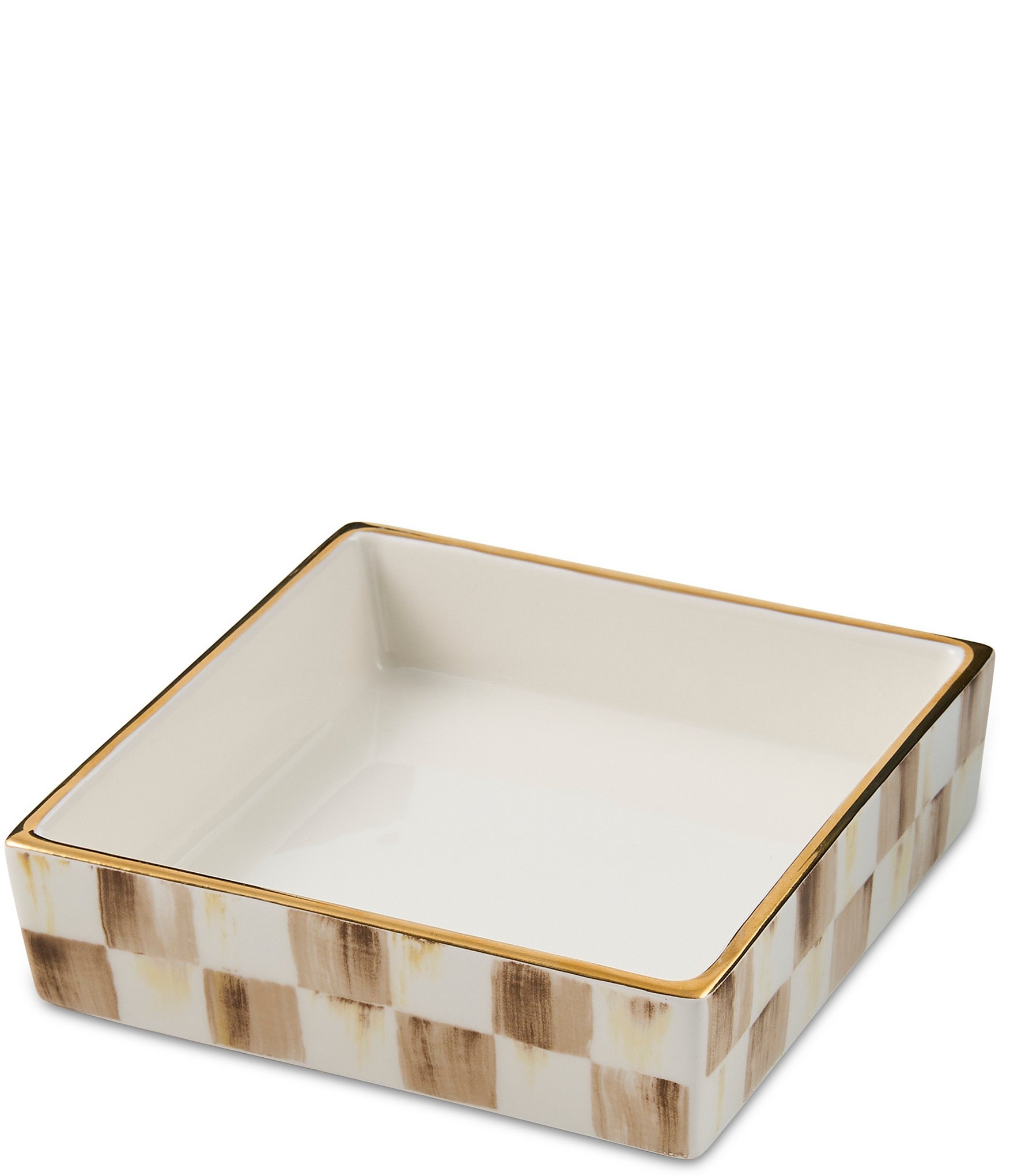 MacKenzie-Childs Check® Cocktail Ceramic Napkin Holder