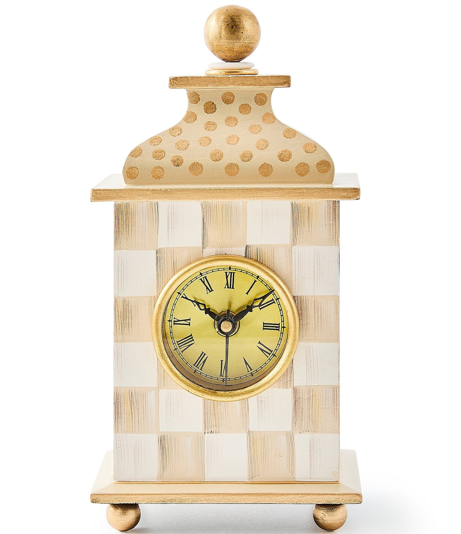 MacKenzie-Childs Check Desk Clock