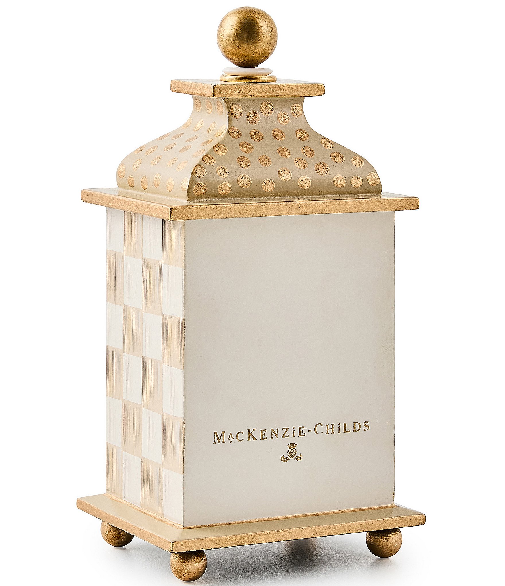MacKenzie-Childs Check Desk Clock