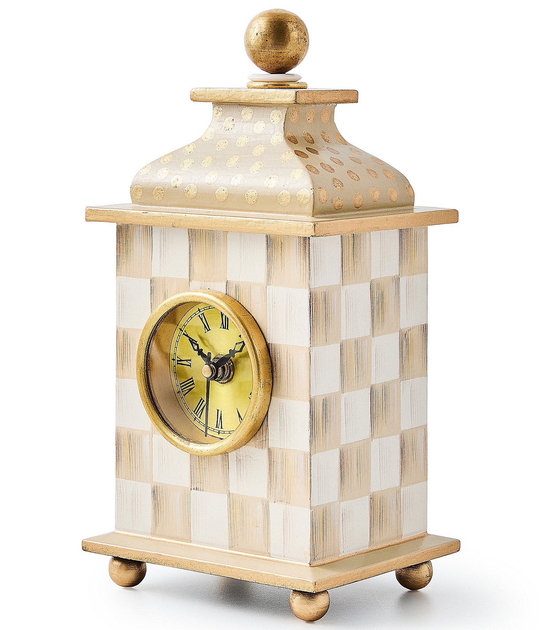 MacKenzie-Childs Check Desk Clock