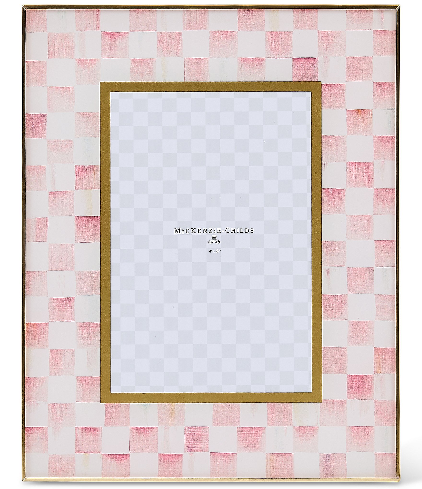 MacKenzie-Childs Check® Glass Picture Frame