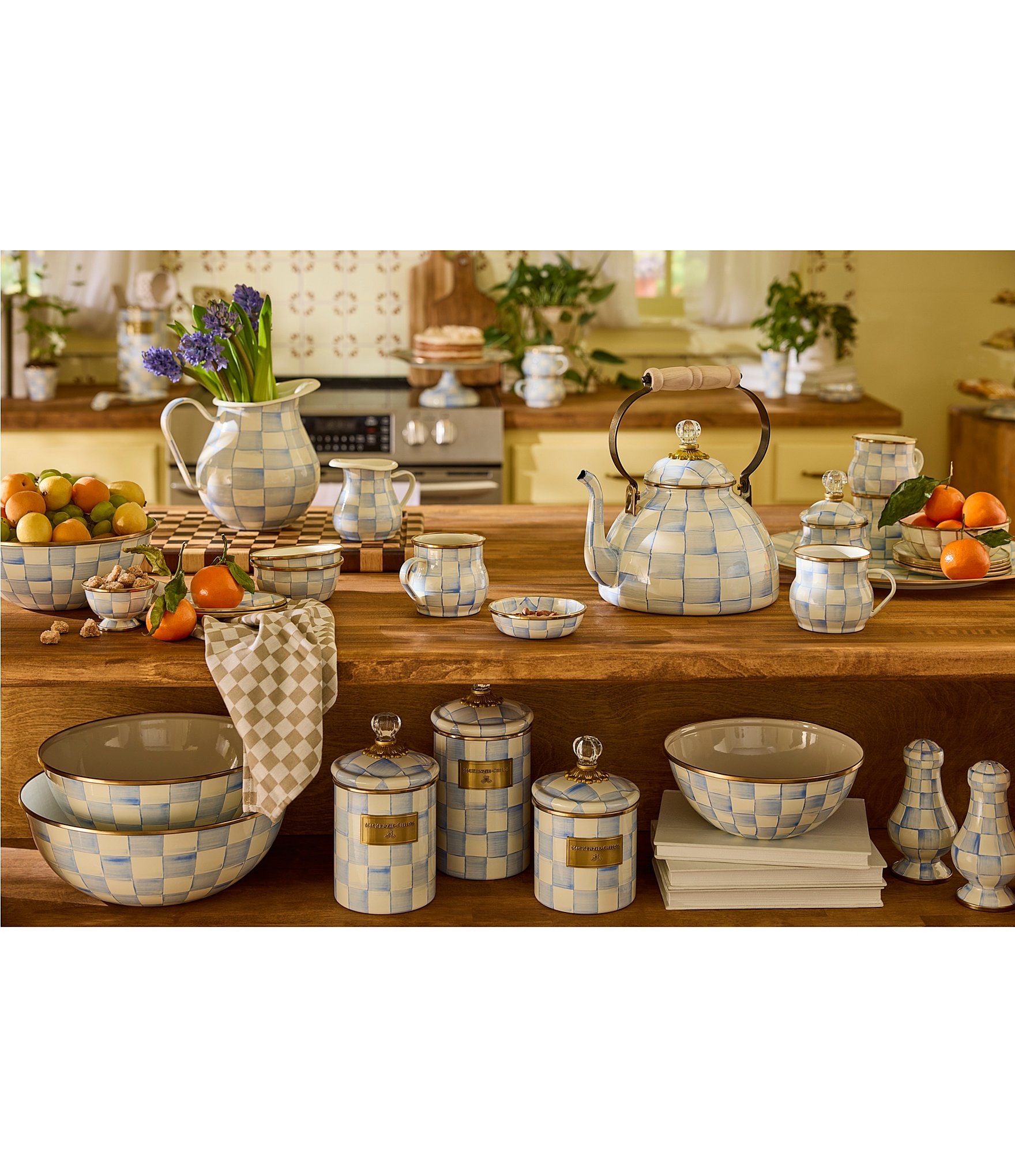 MacKenzie-Childs Check Everyday Bowl