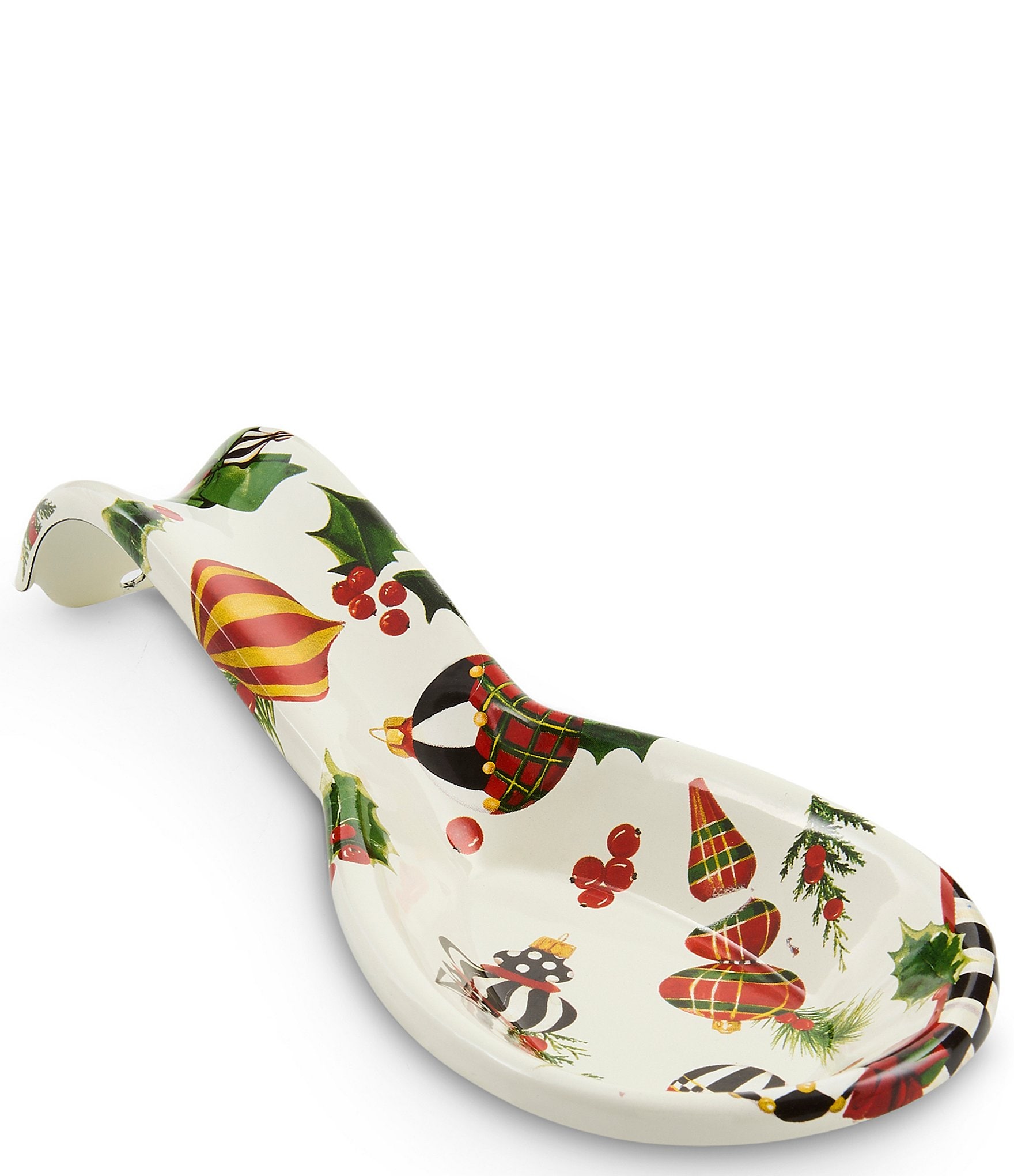MacKenzie-Childs Deck The Halls Spoon Rest