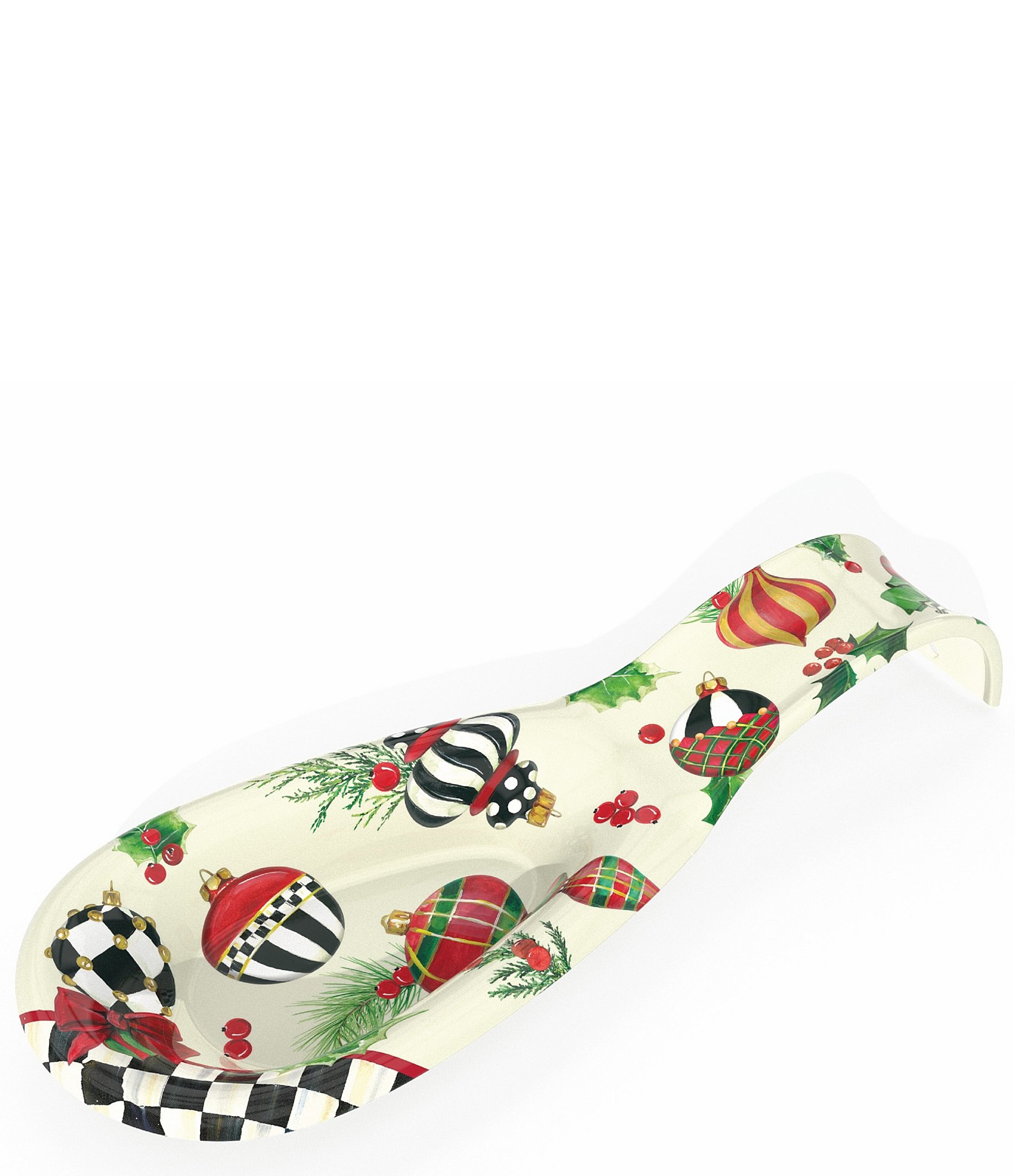 MacKenzie-Childs Deck The Halls Spoon Rest