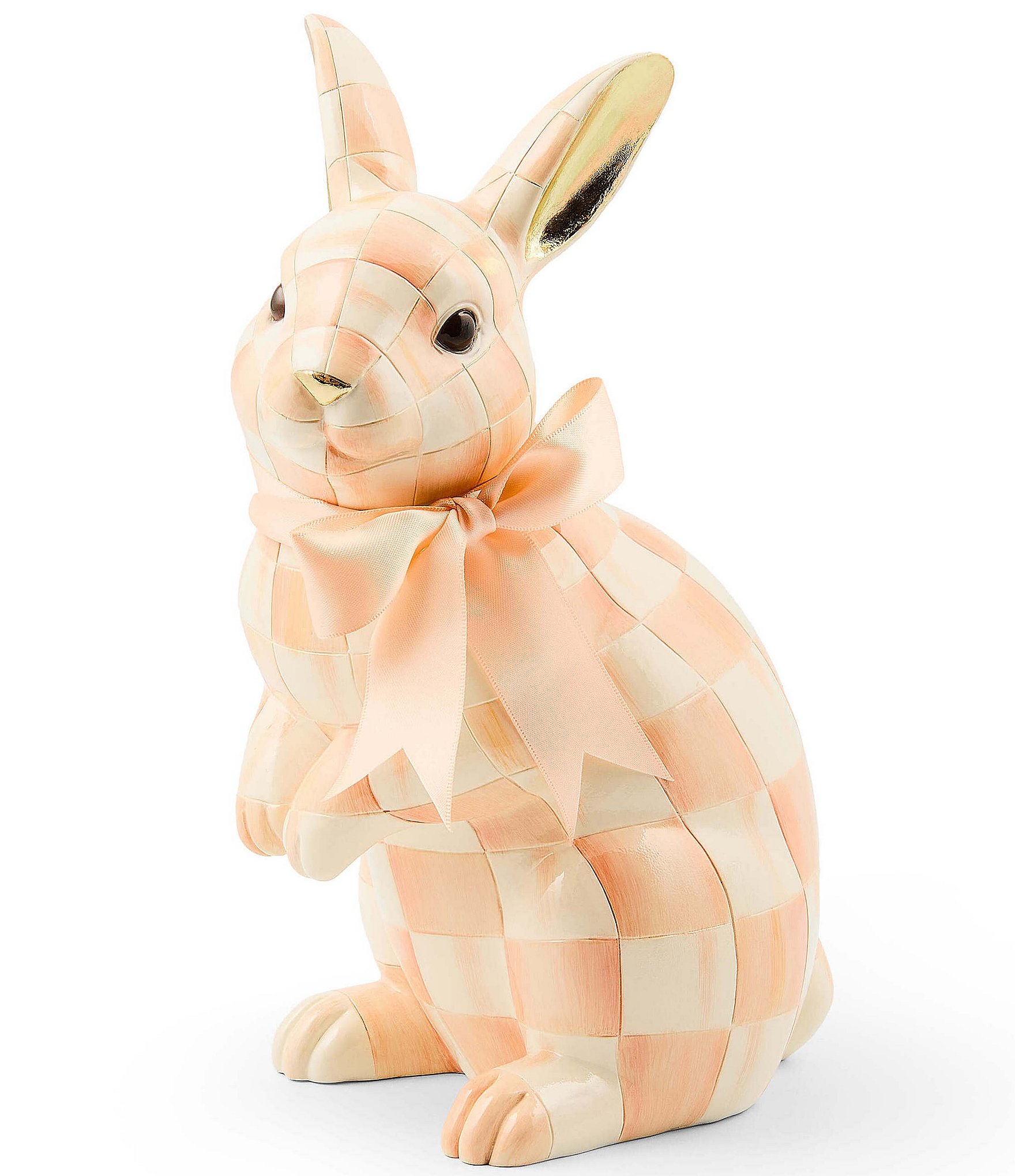 MacKenzie-Childs Easter Collection Check Duchess Bunny Figurine